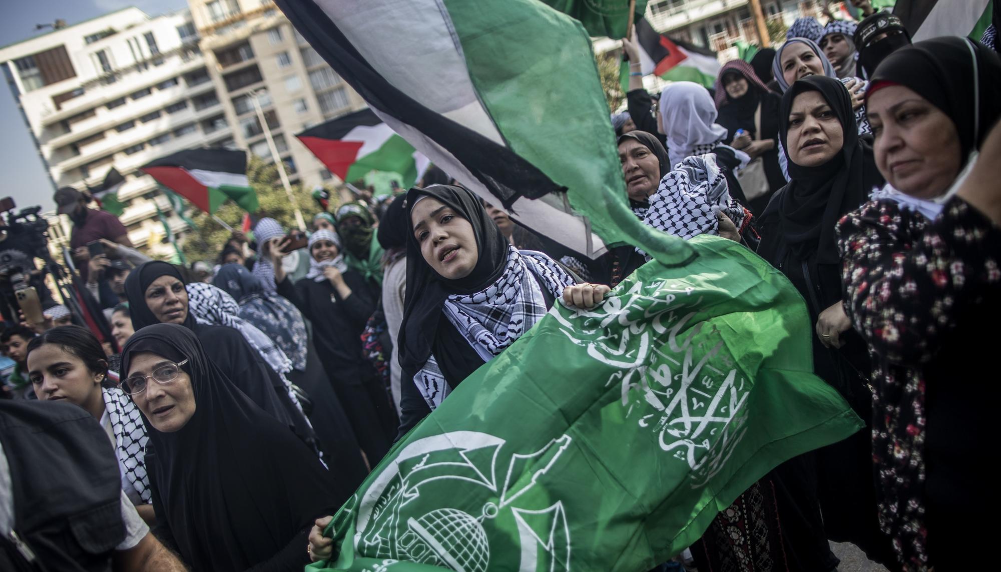 Manifestación Hamás Beirut - 8