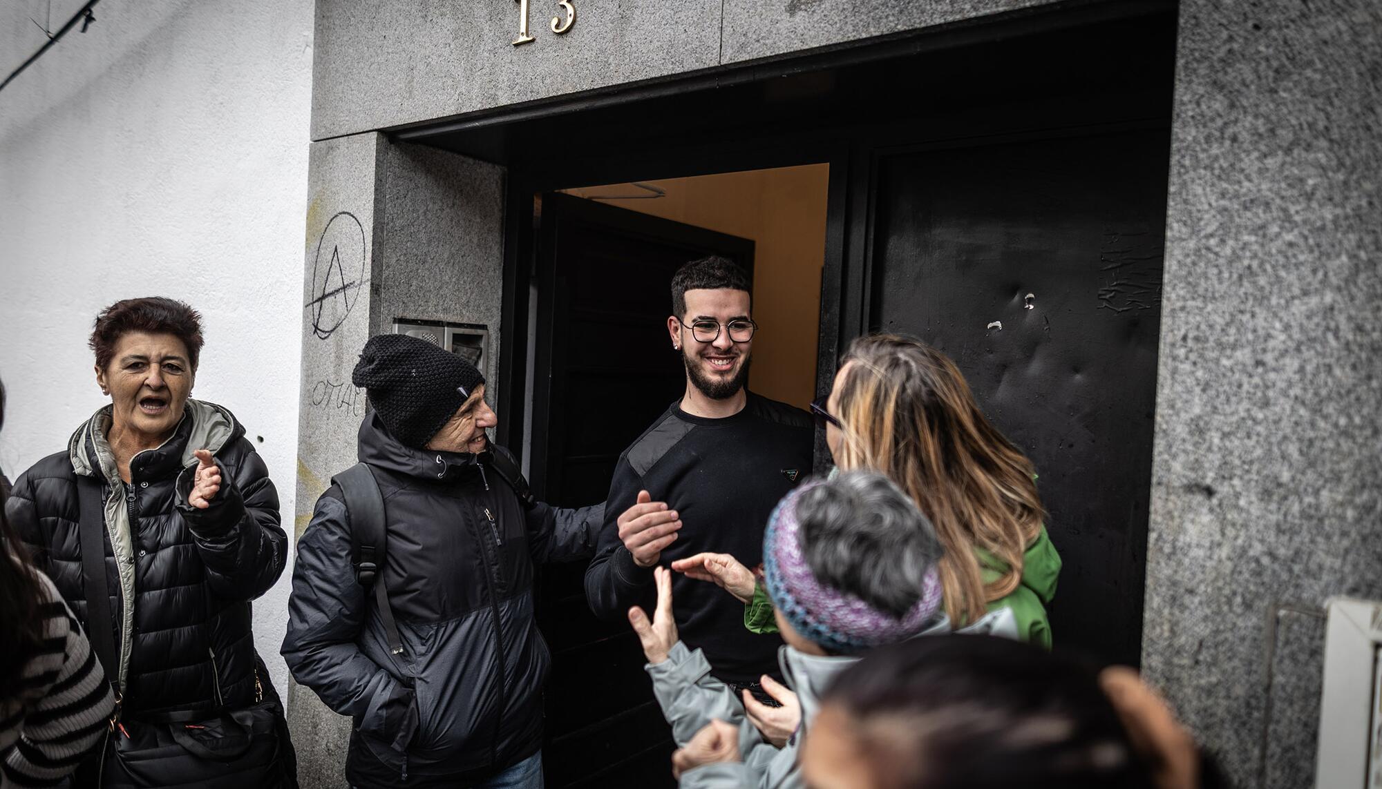 Desahucio parado Villalba calle Real  1