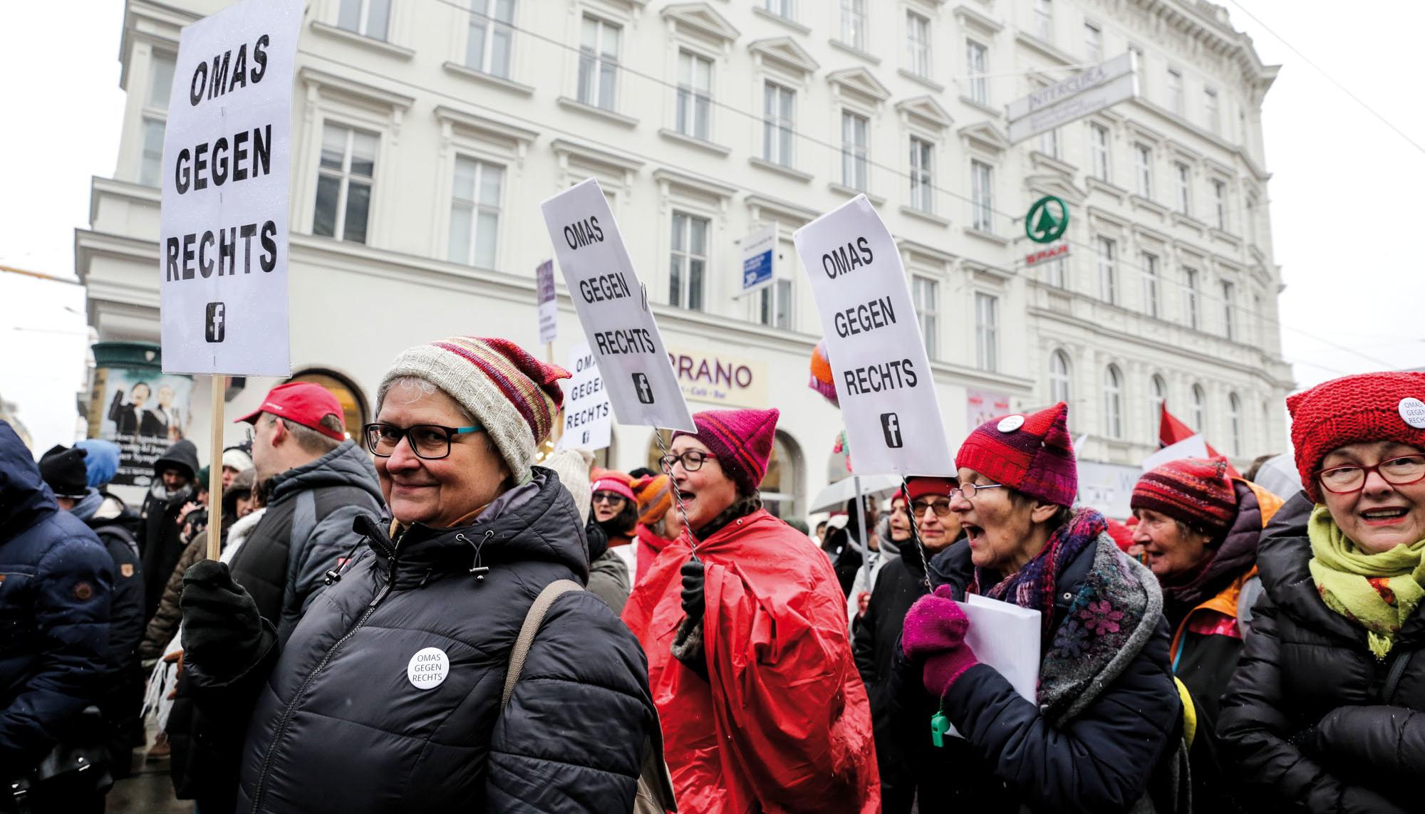 Abuelas austríacas contra la extrema derecha (2)