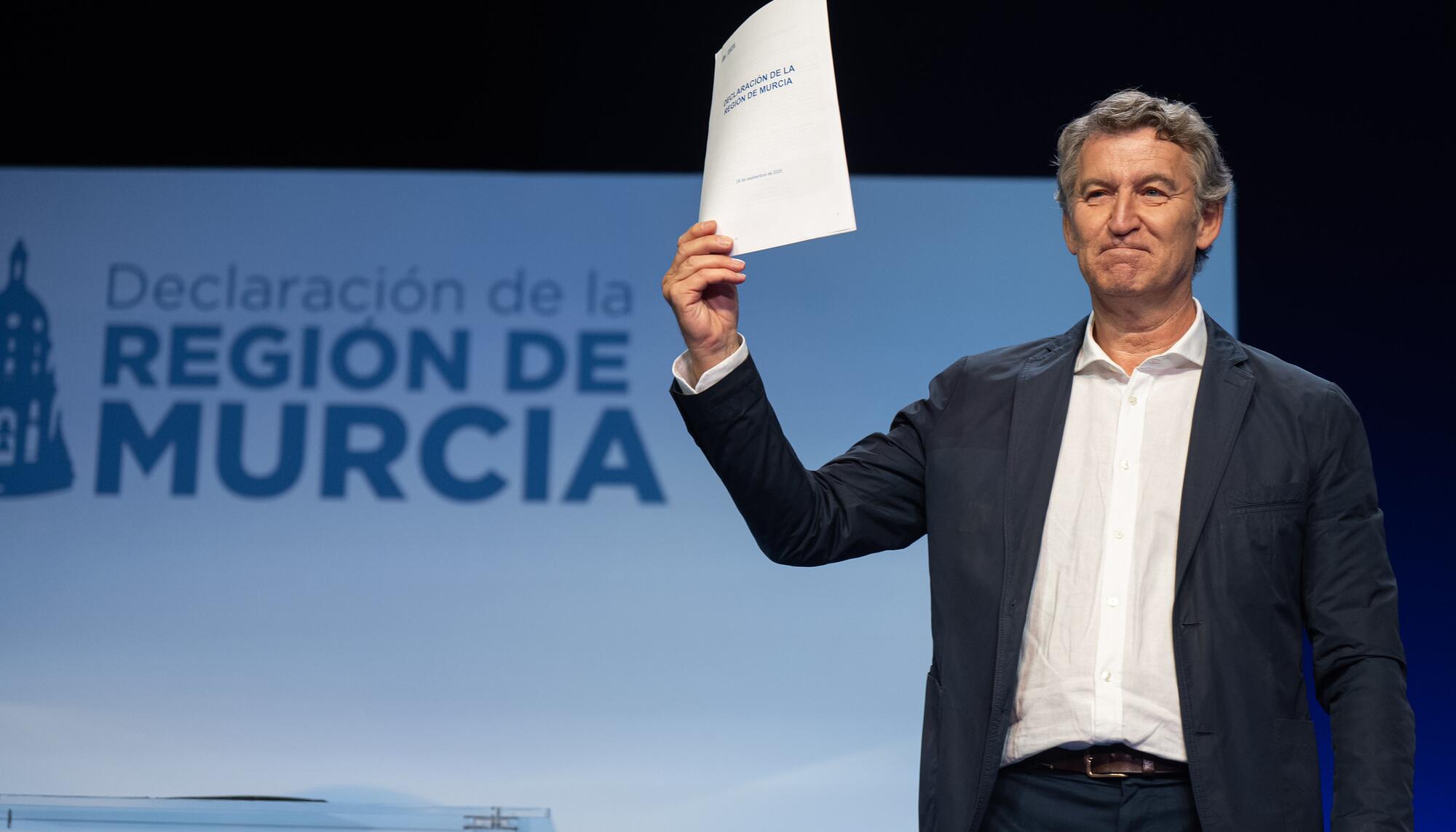 Declaración de la Región de Murcia Feijóo