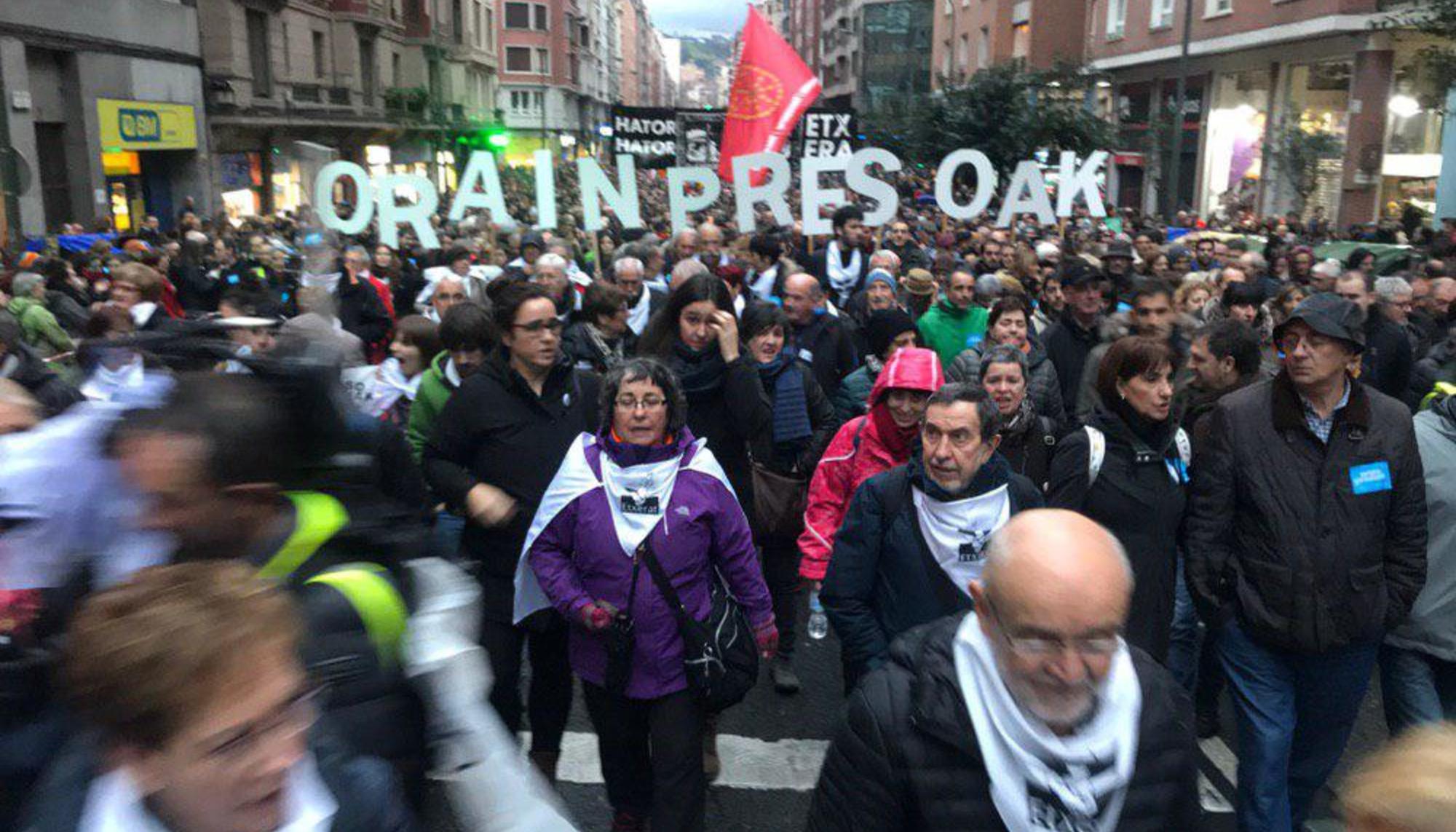 Manifestación presos vascos