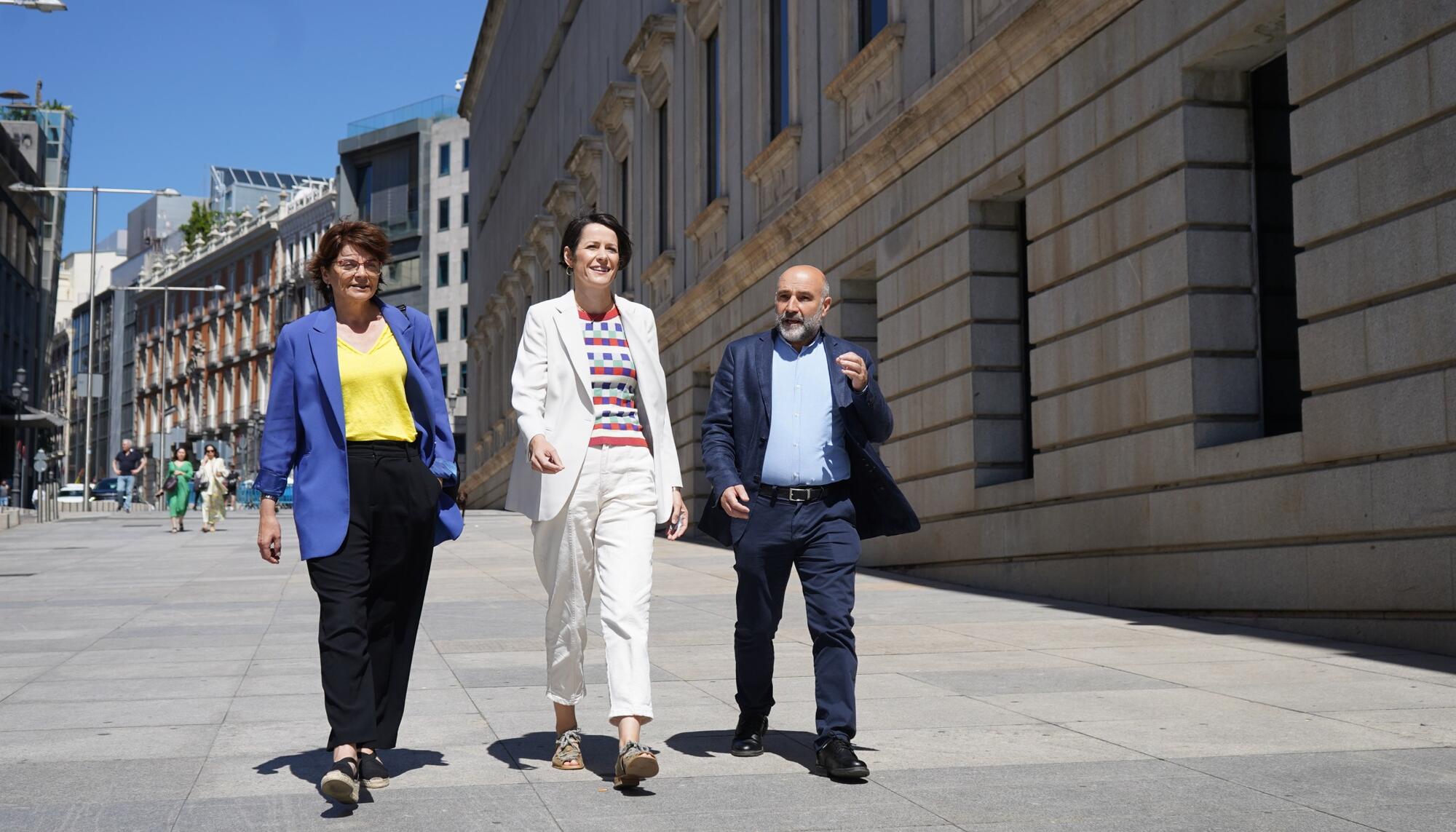 Carme da Silva, Ana Pontón e Néstor Rego