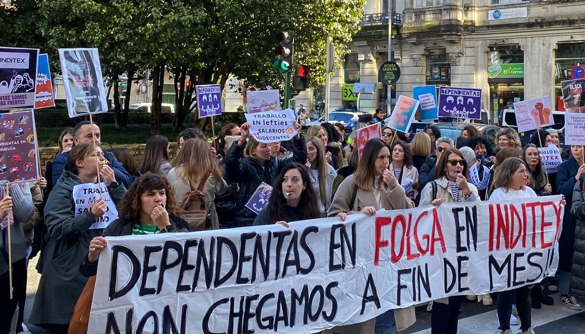 Concentración dependientas Inditex