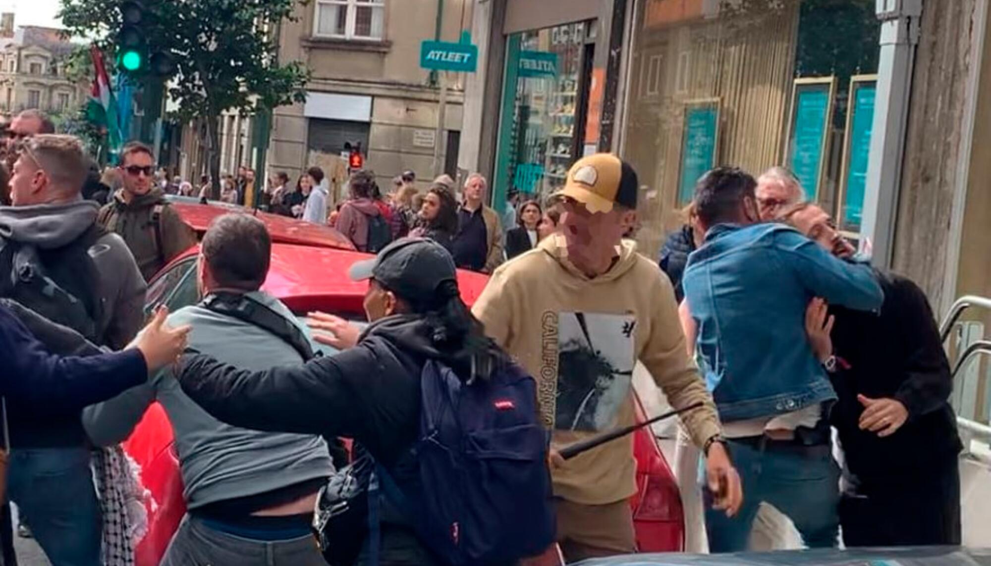 Infiltrados mani Compostela