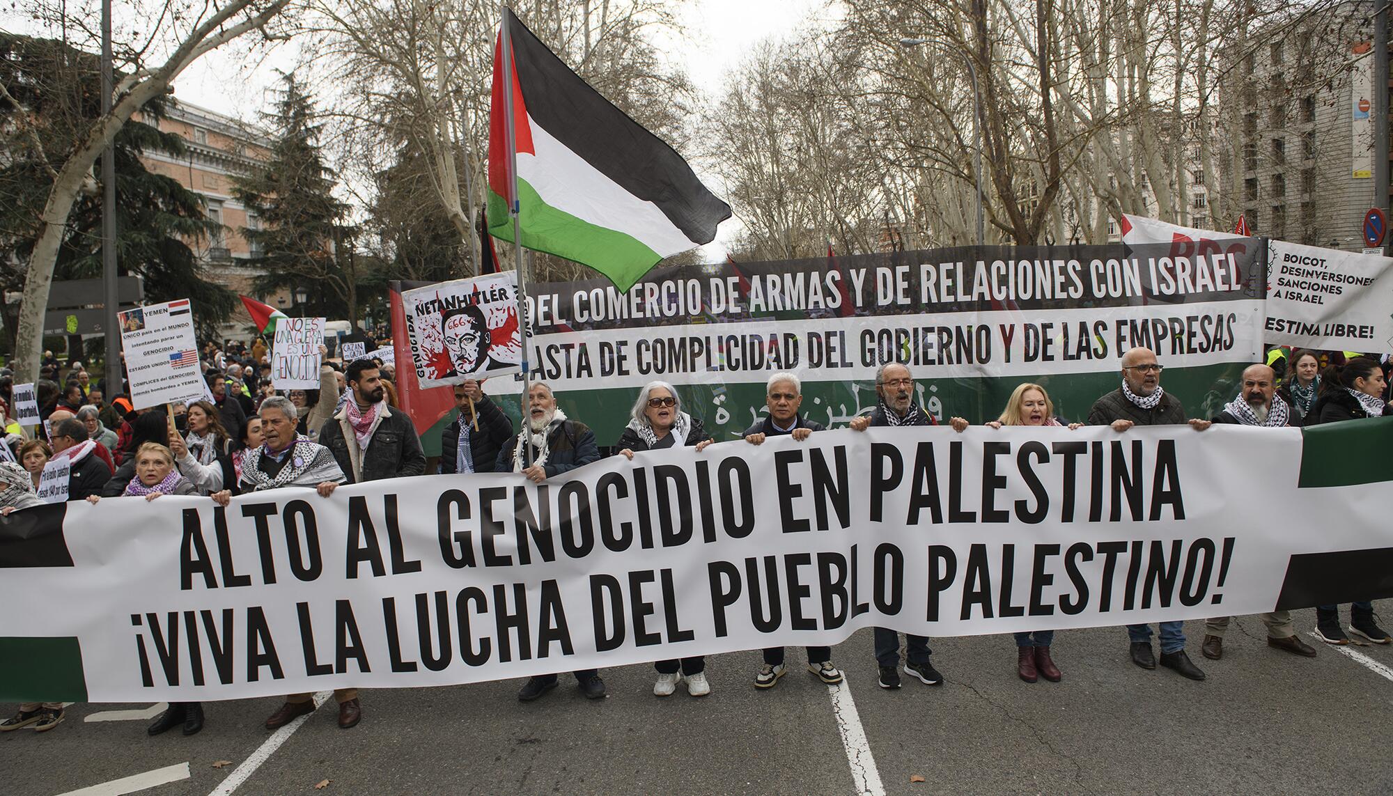 Manifestación Palestina Madrid 25 Febrero 2024 1