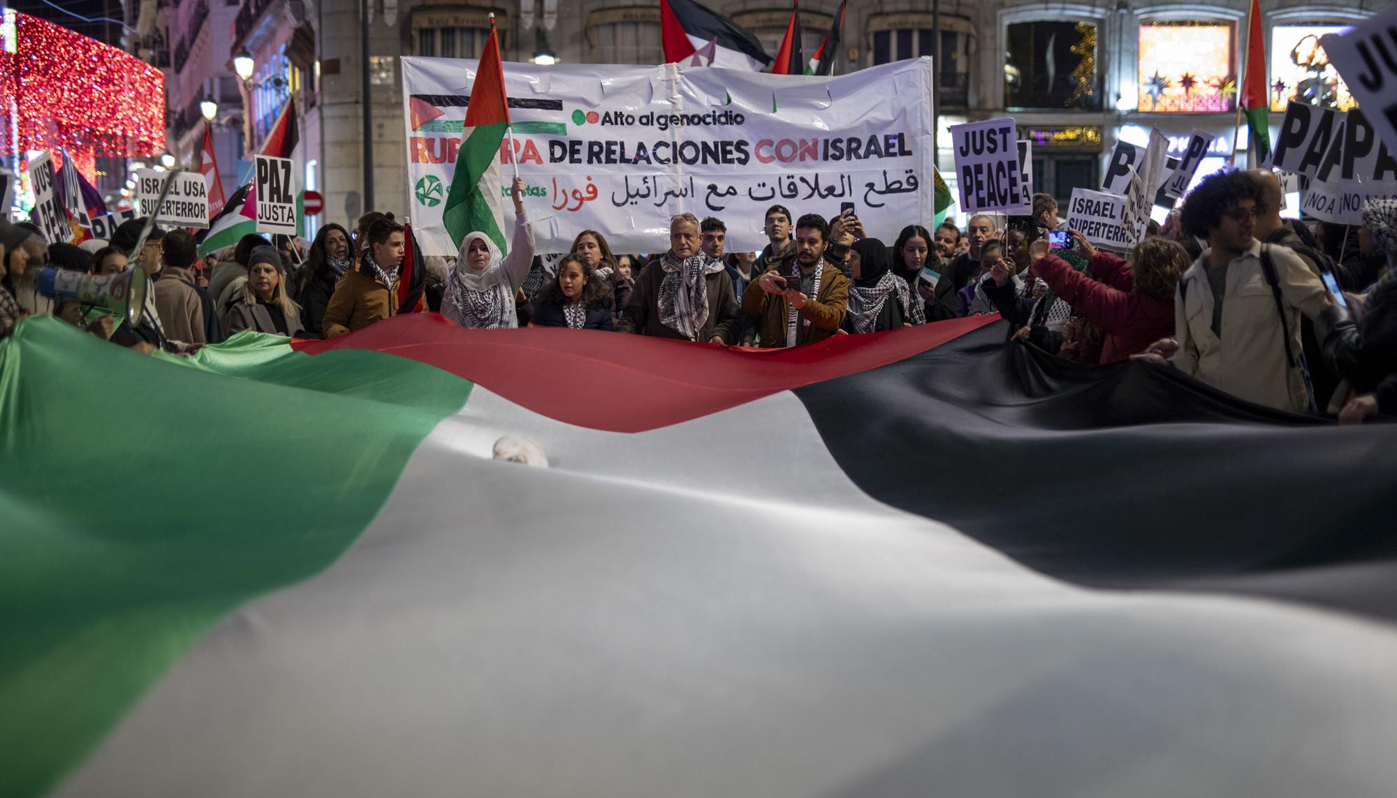 Manifestación  Palestina Sol 14