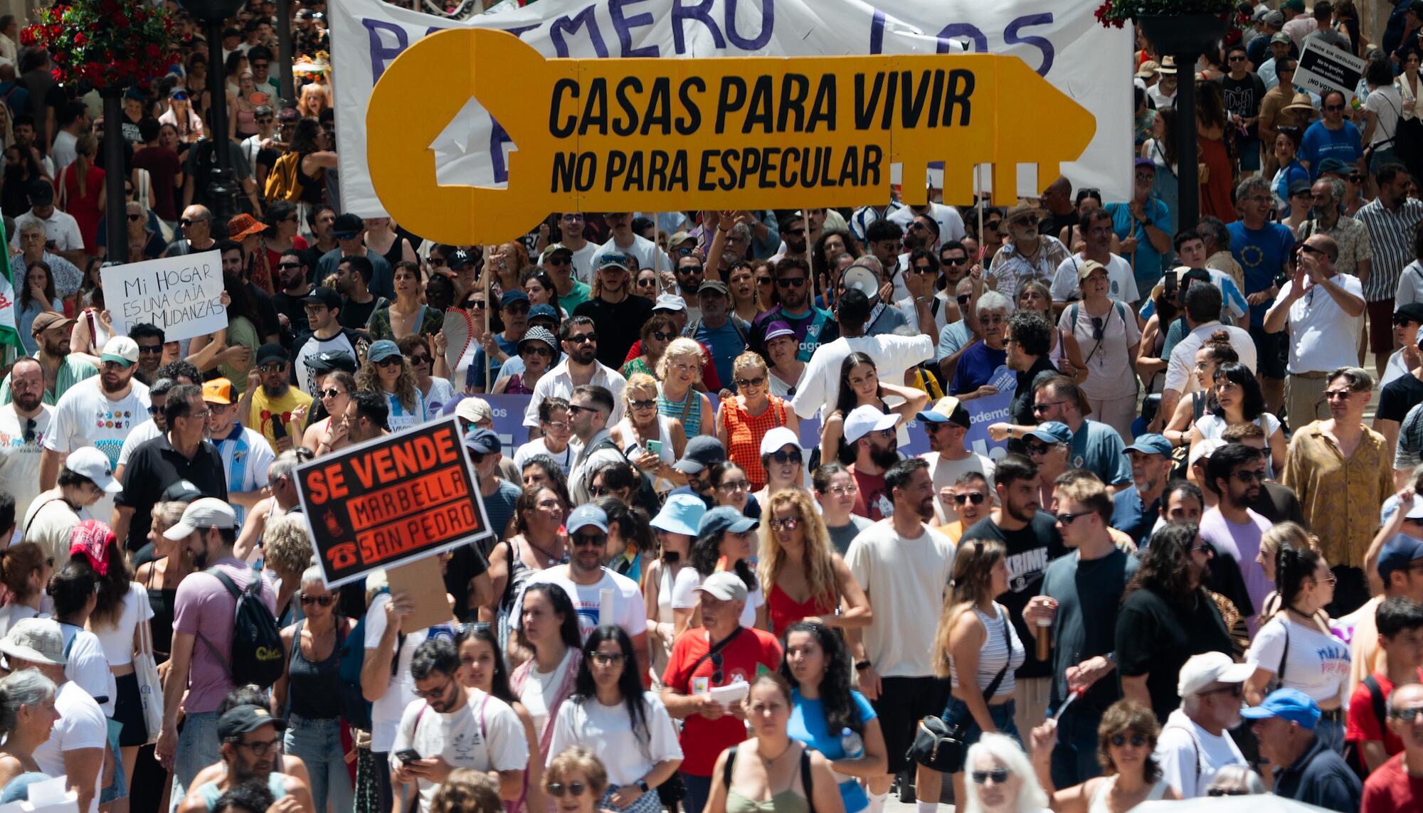 Manifestación Málaga Vivienda 1