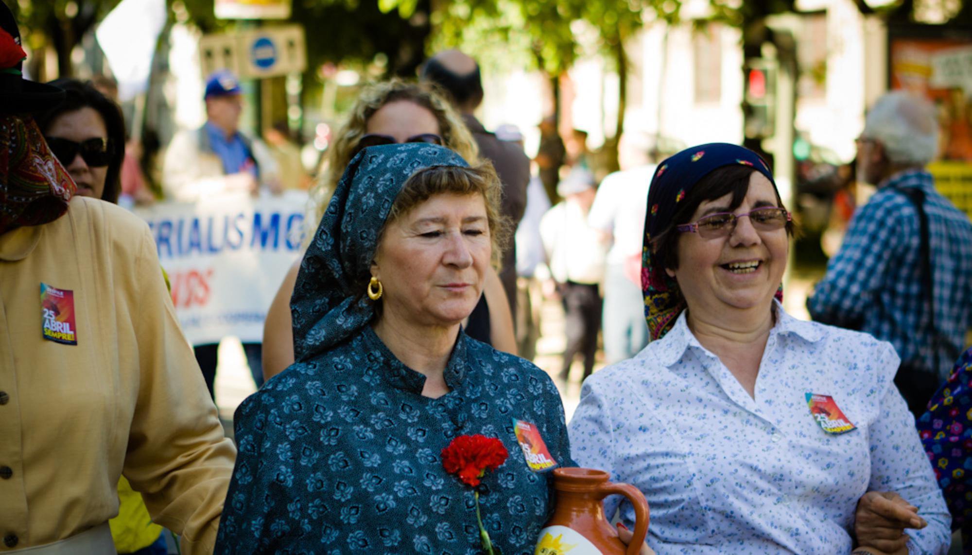 Conmemoración de la Revolução dos Cravos en 2011. / Iberian Proteus