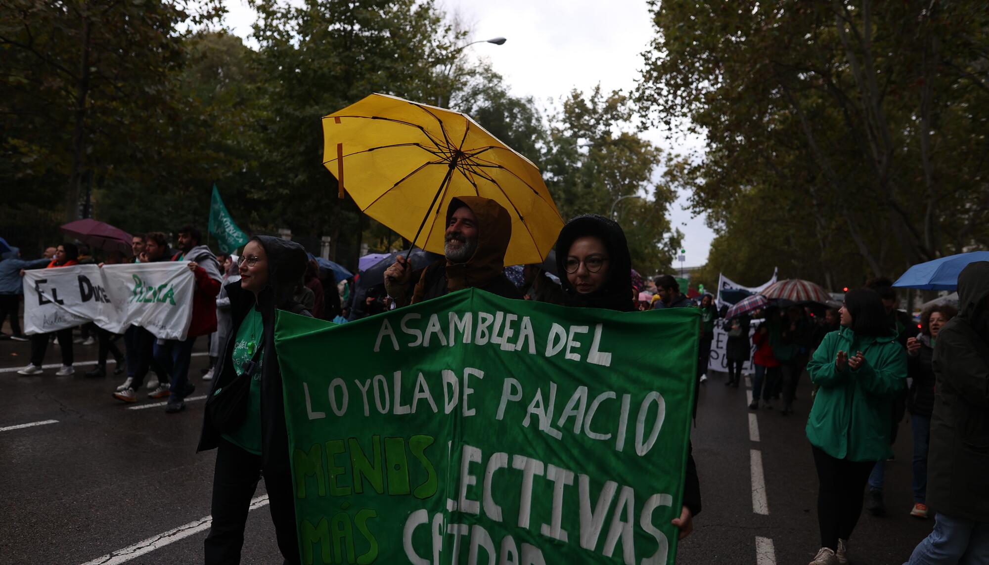 Manifestación del profesorado Huelga 29 Octubre - 2