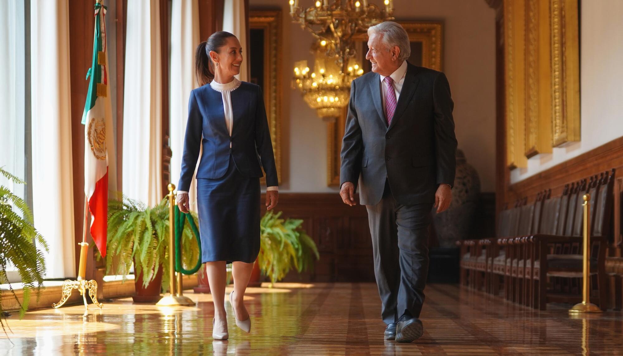 Amlo y Claudia Sheinbaum