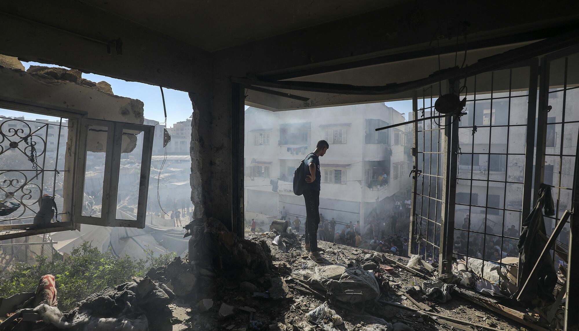 Ataque Israel edificio Gaza Activestills 08-09-2026