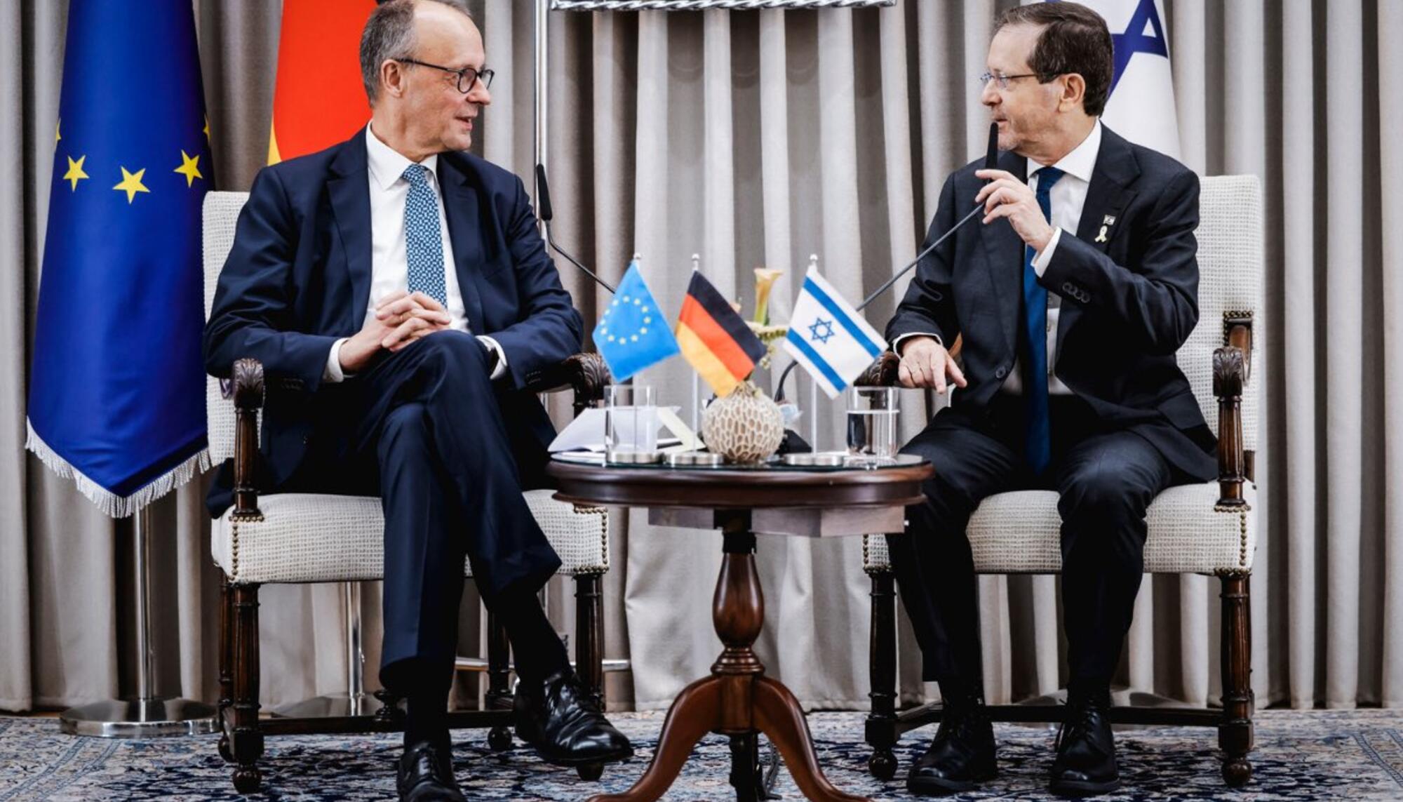 Merz Herzog Reunión Israel 6 diciembre 2025