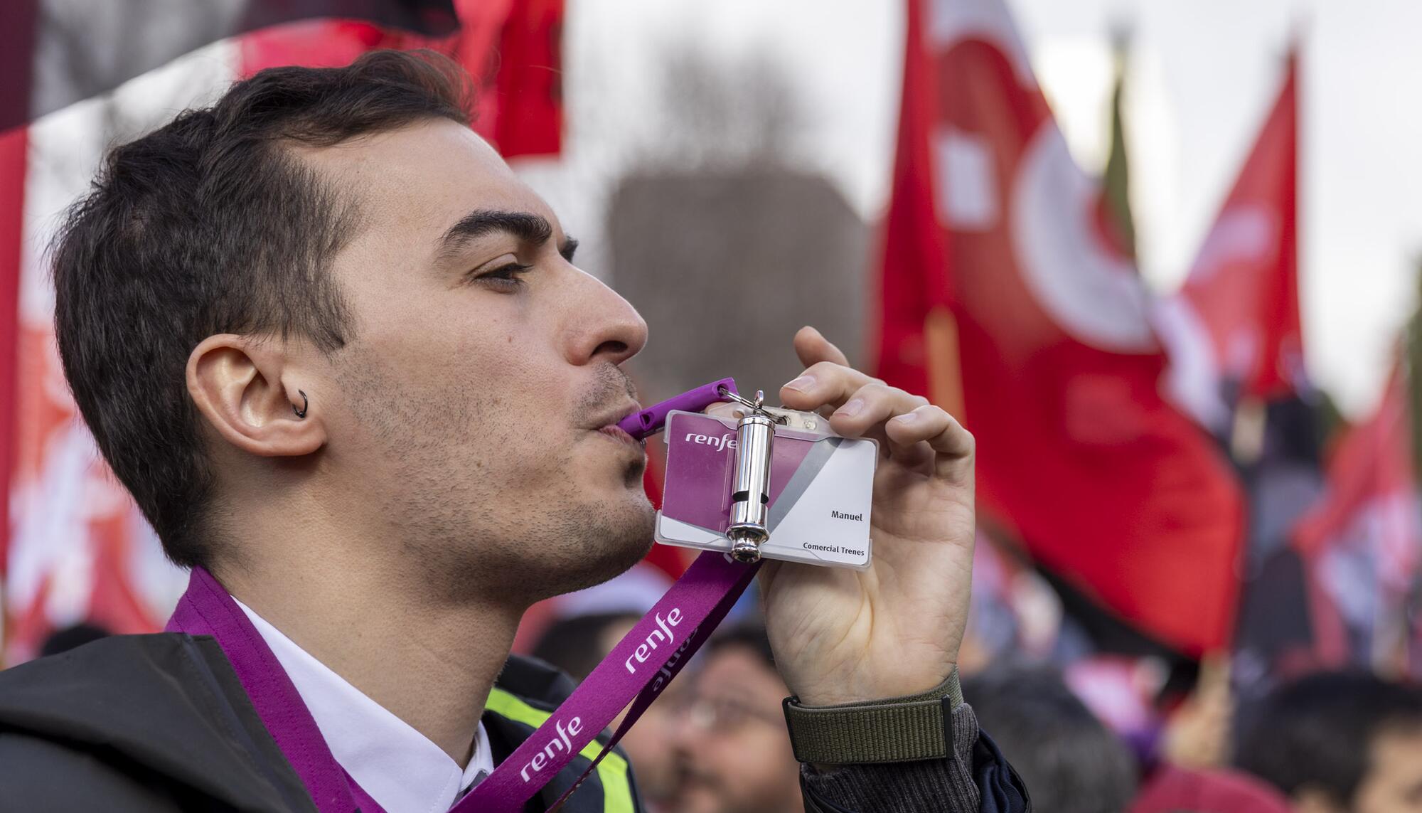 Concentración ferroviarios Ministerio - 7