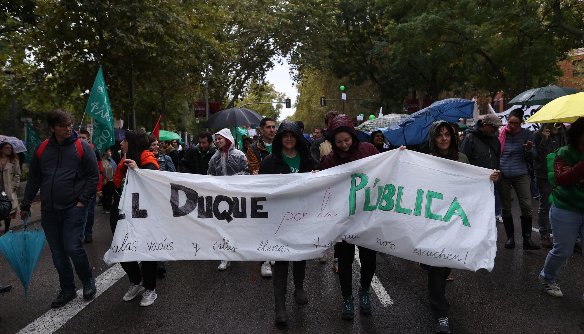 Manifestación del profesorado Huelga 29 Octubre - 7