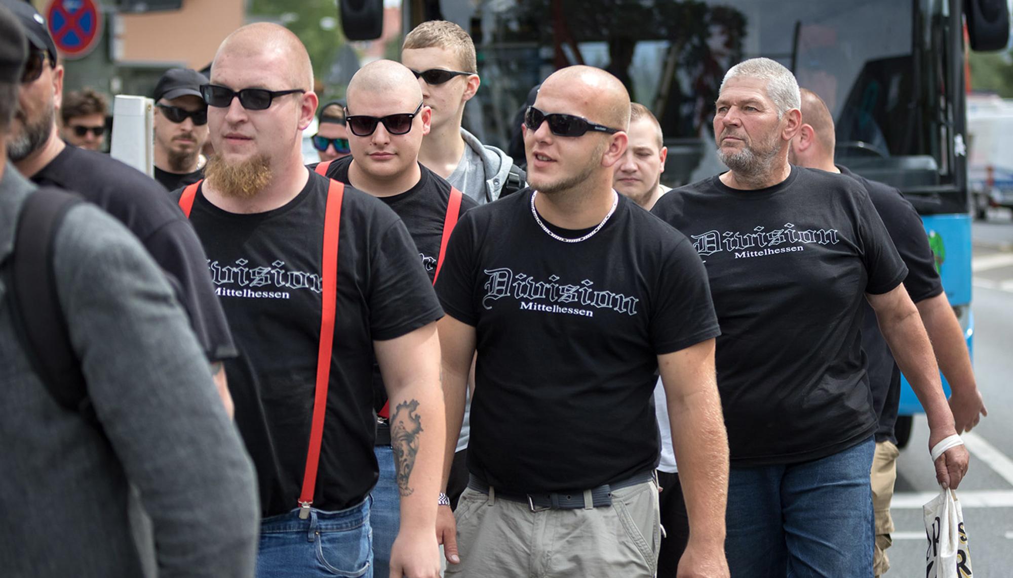 Manifestación neonazi en Kassel