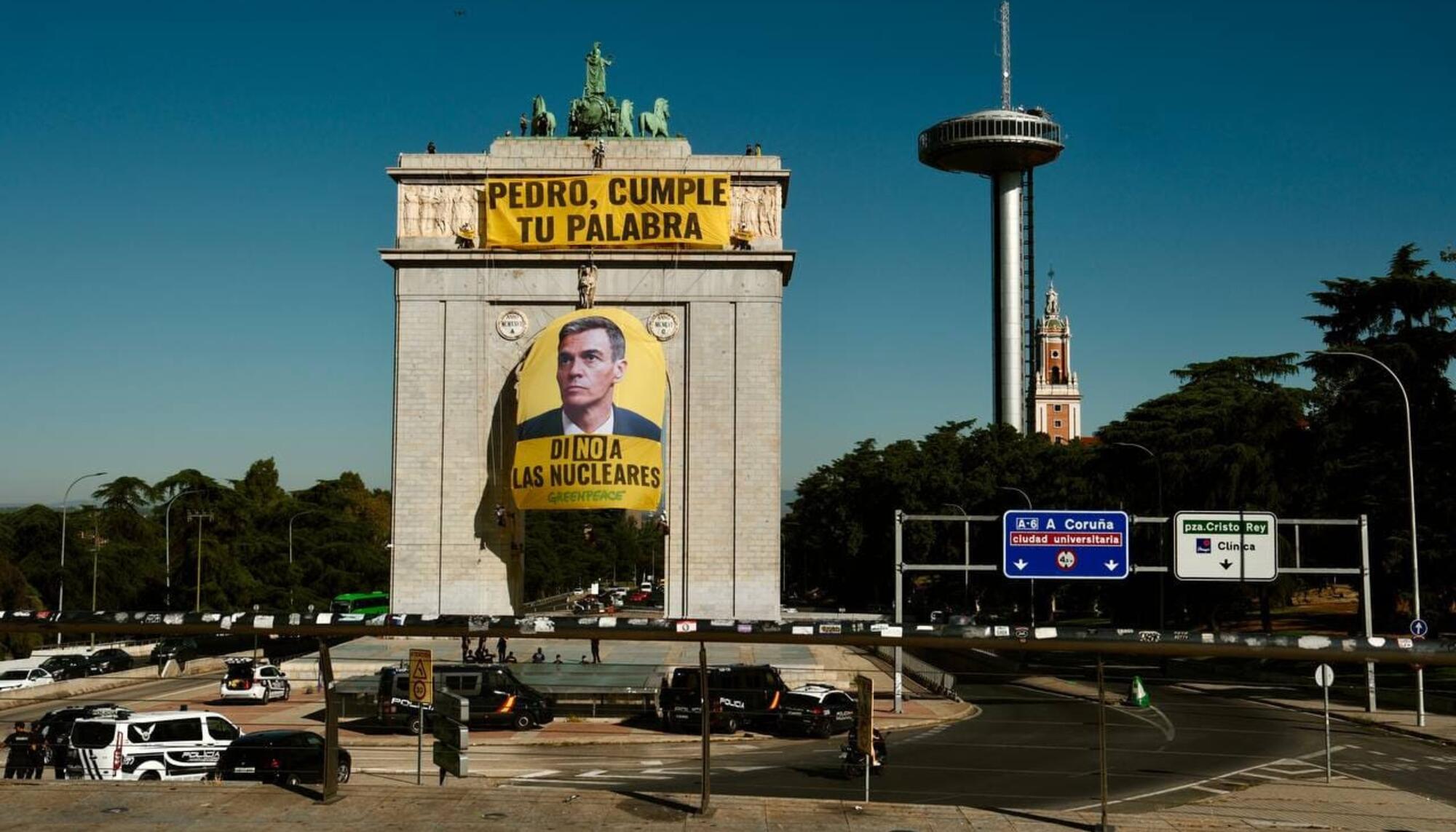 Greenpeace Almaraz Moncloa