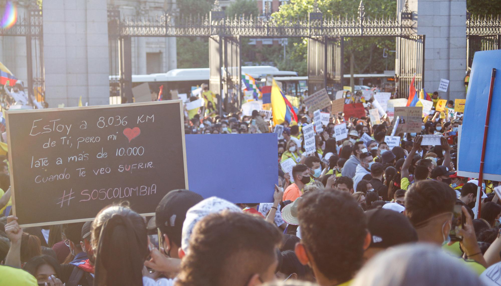Concentración en Madrid en apoyo al pueblo colombiano - 8