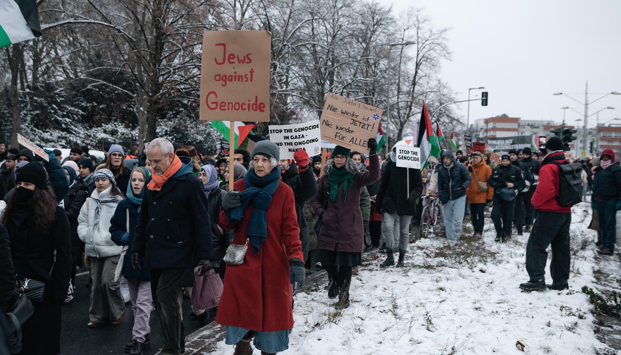 Palestina protesta comunidad judía en Berlín