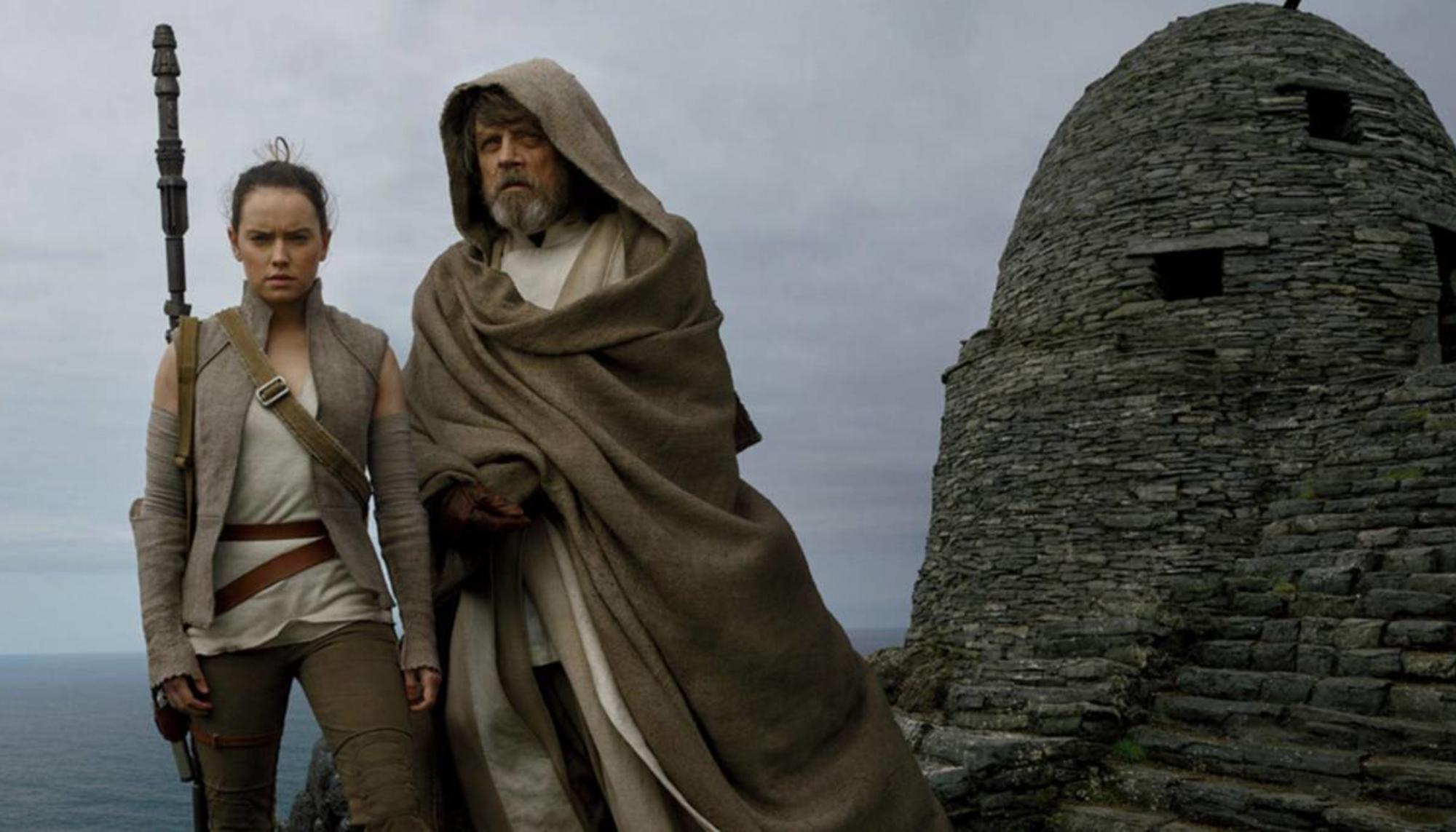 Luke y Rey en la nueva trilogía de Star Wars