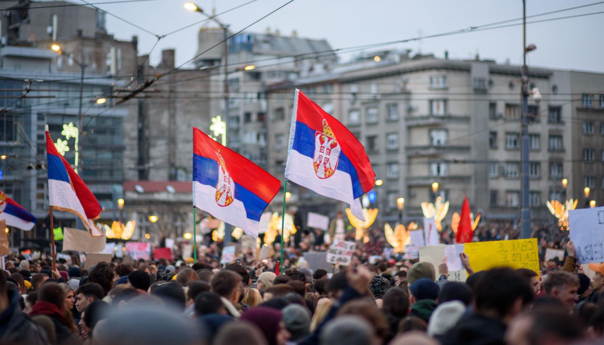 Protesta Serbia