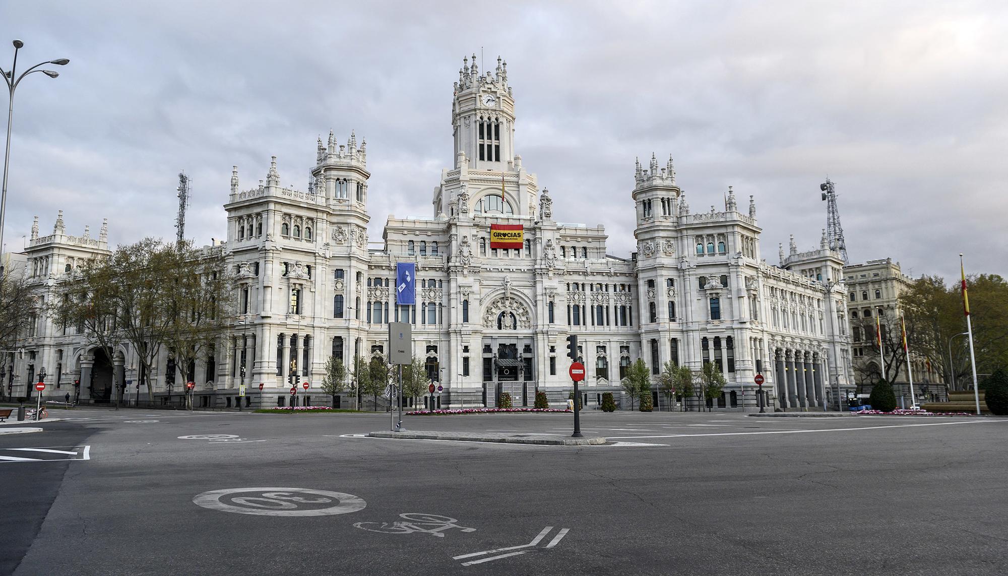 Ayuntamiento de Madrid durante el coronavirus