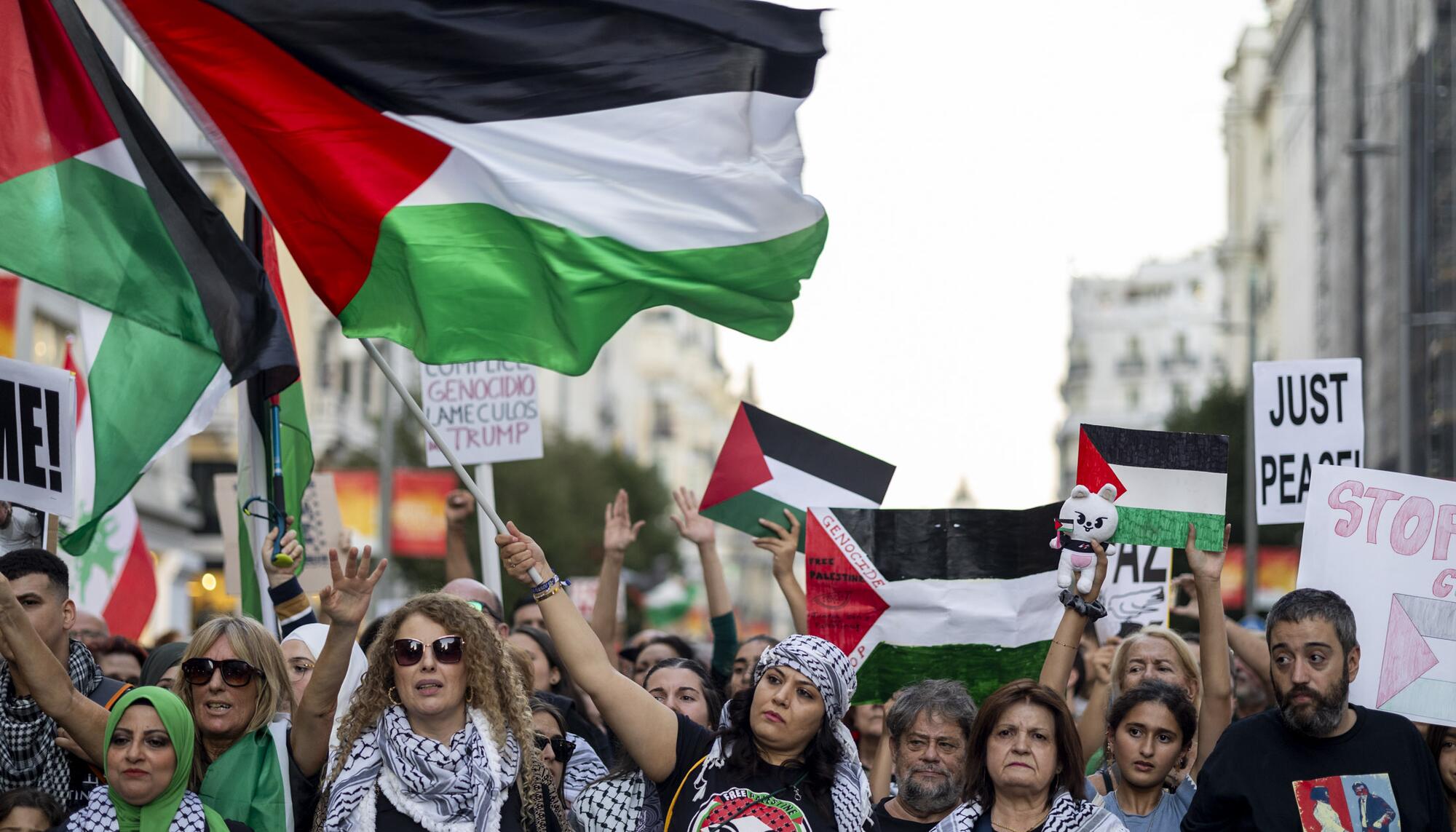 Manifestación Palestina 4 octubre Madrid - 11