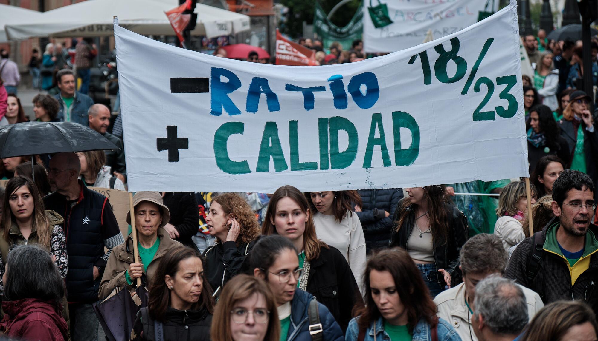 Huelga de profesores 22.05 - 7