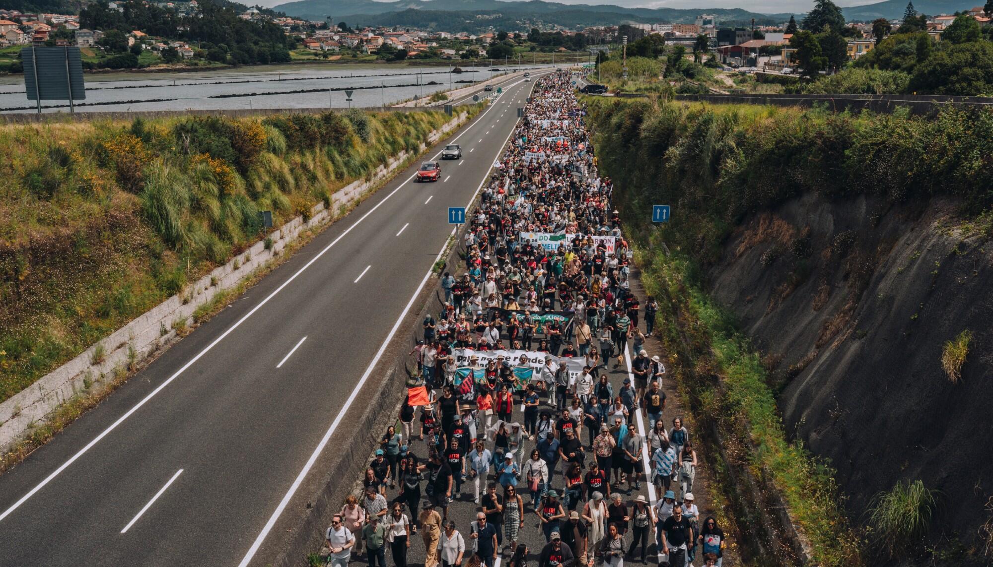 Manifestación Altri Ence Pontevedra 1 de junio