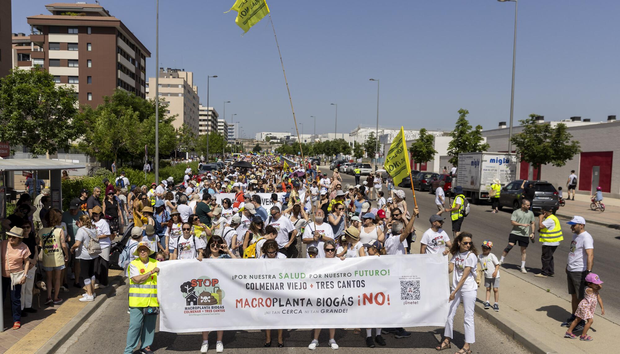 Manifestación contra planta Biogás Colmenar - 1