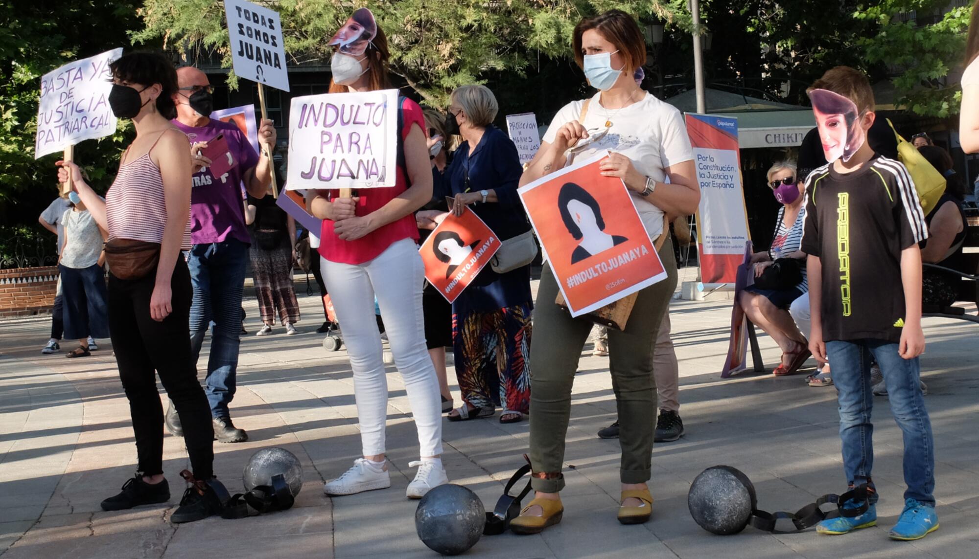 Manifestación por el indulto a Juana Rivas 2021