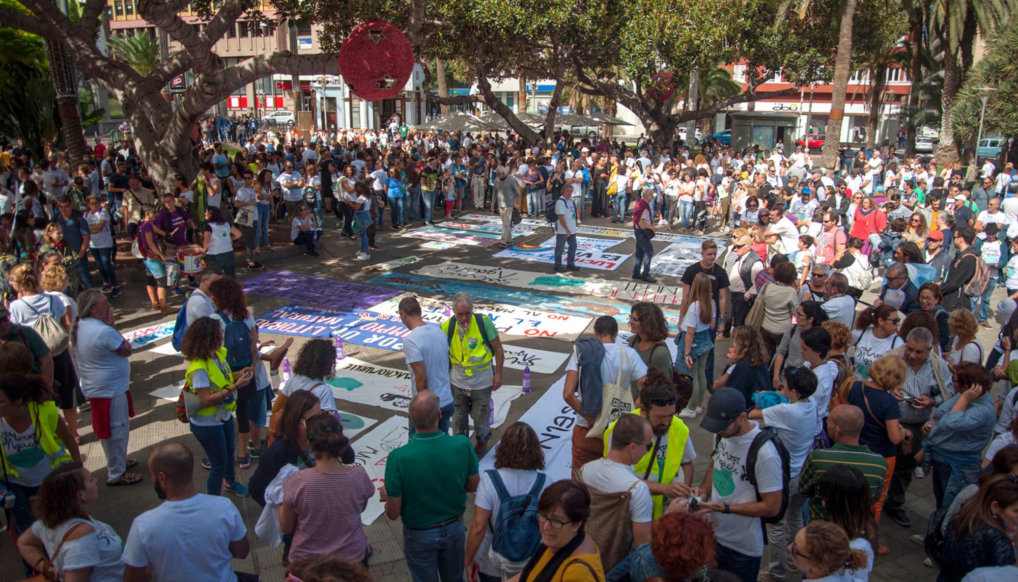 Contra la ampliación del puerto gran canario de Agaete.