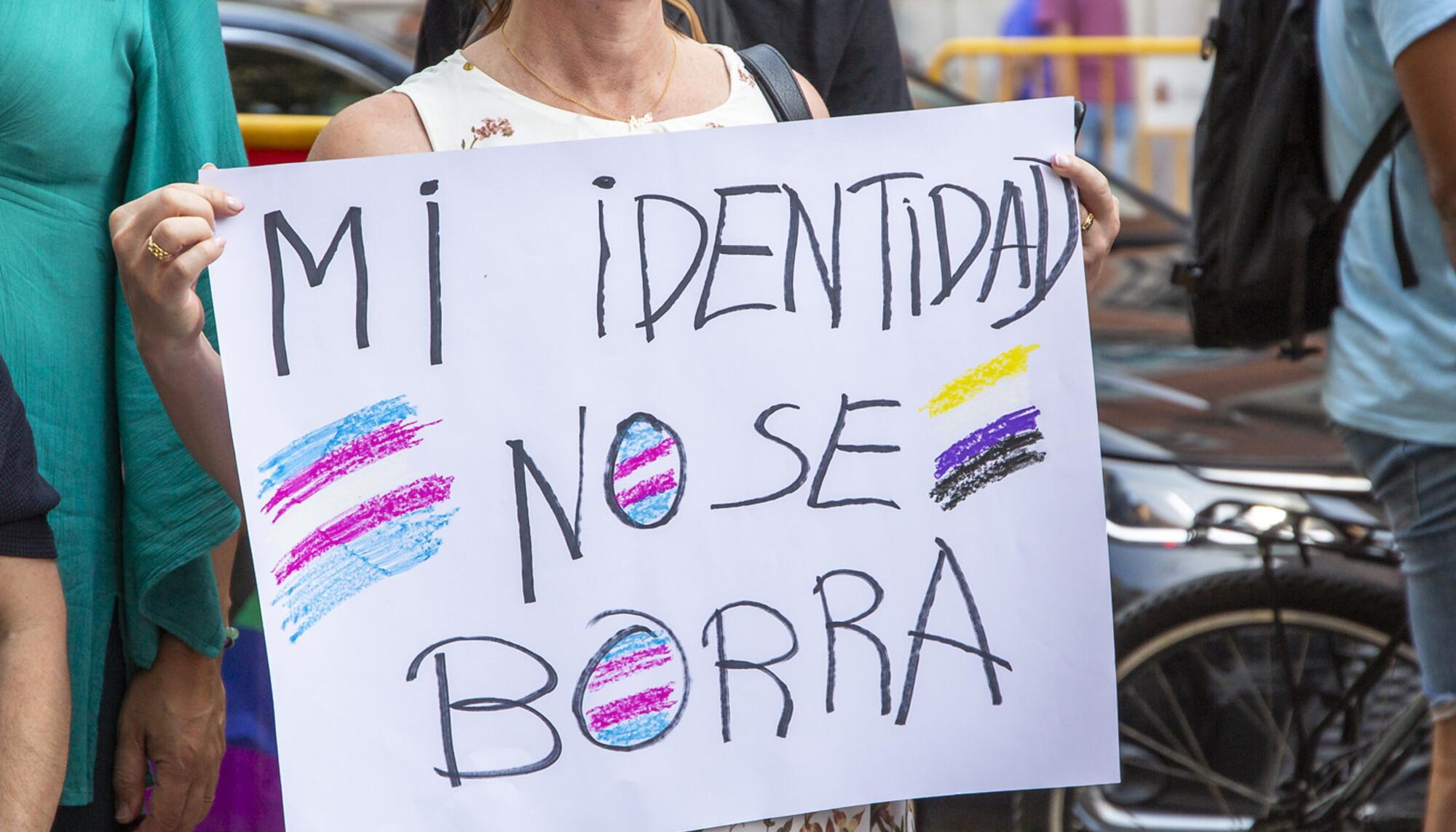 Concentración Derechos Trans fallecidas Ministerio - 4