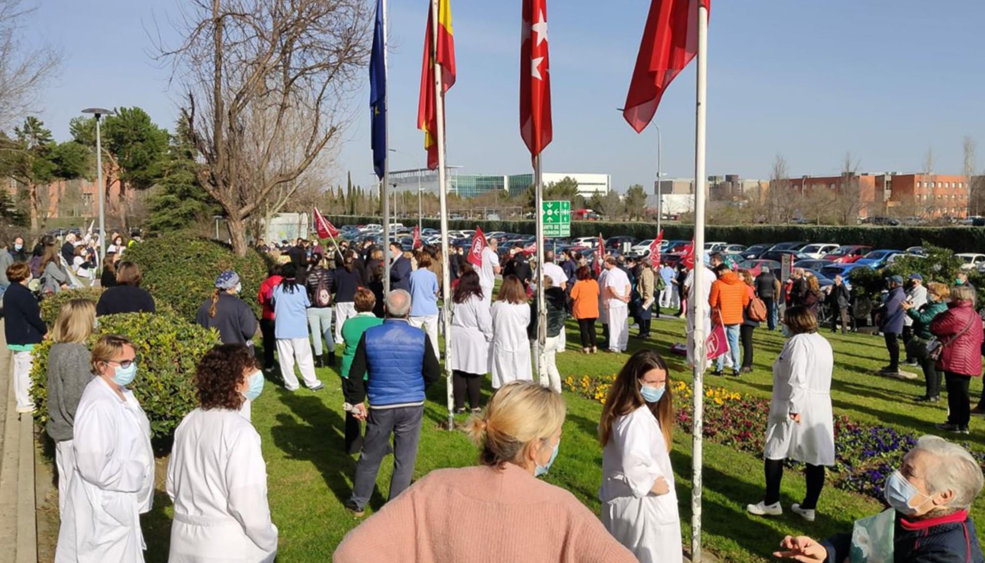Protesta hospital Principe de Asturias