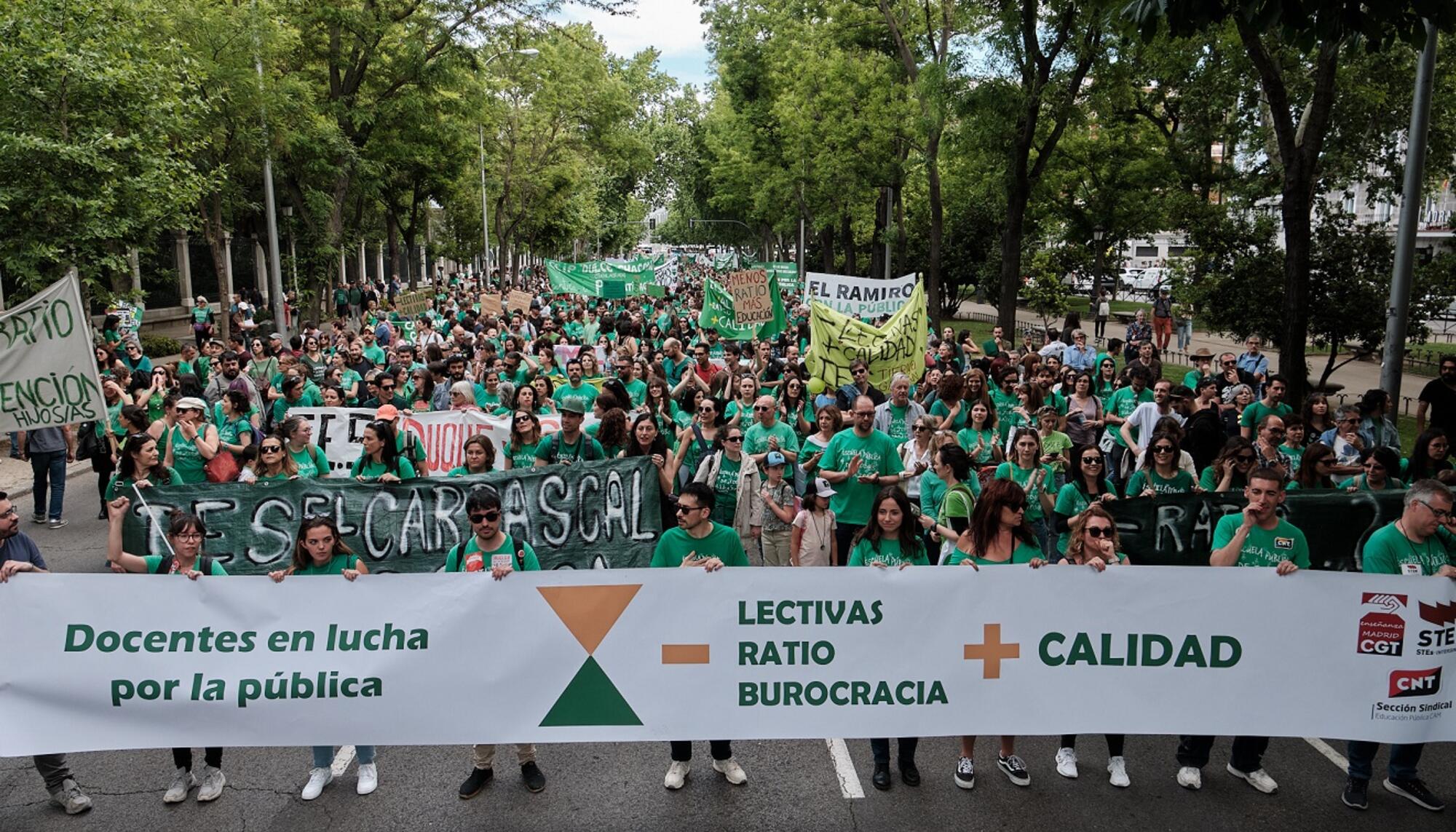 Huelga Docentes 8 Mayo 1