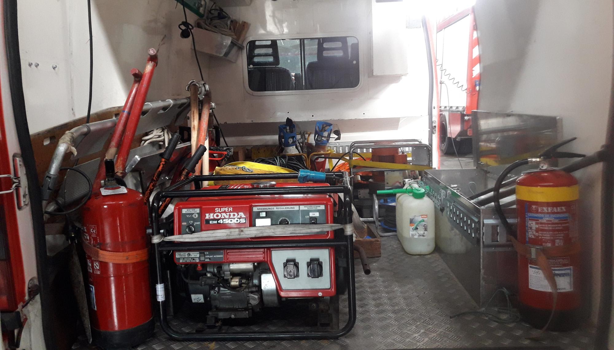 Ambulancia de bomberos en Logroño