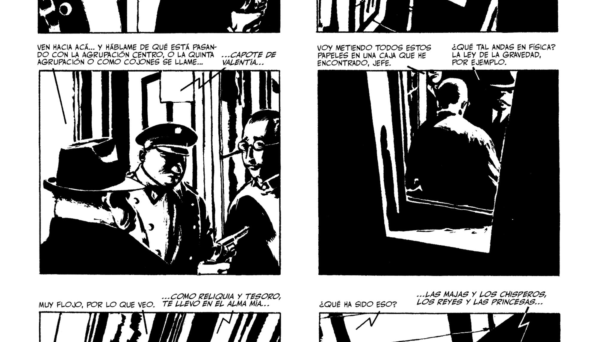 Página de ‘El artefacto perverso’, cómic de Felipe Hernández Cava y Federico del Barrio