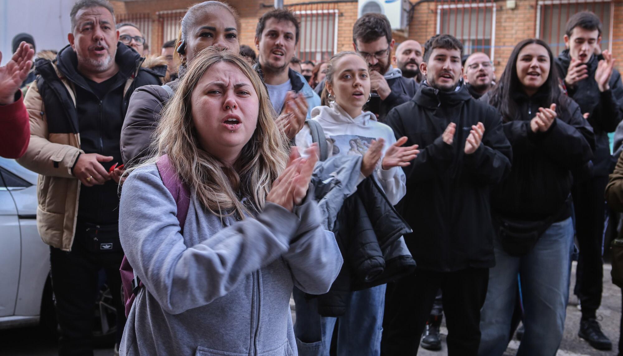 Desahucio Pilar PAH Vallecas tercer intento  - 15