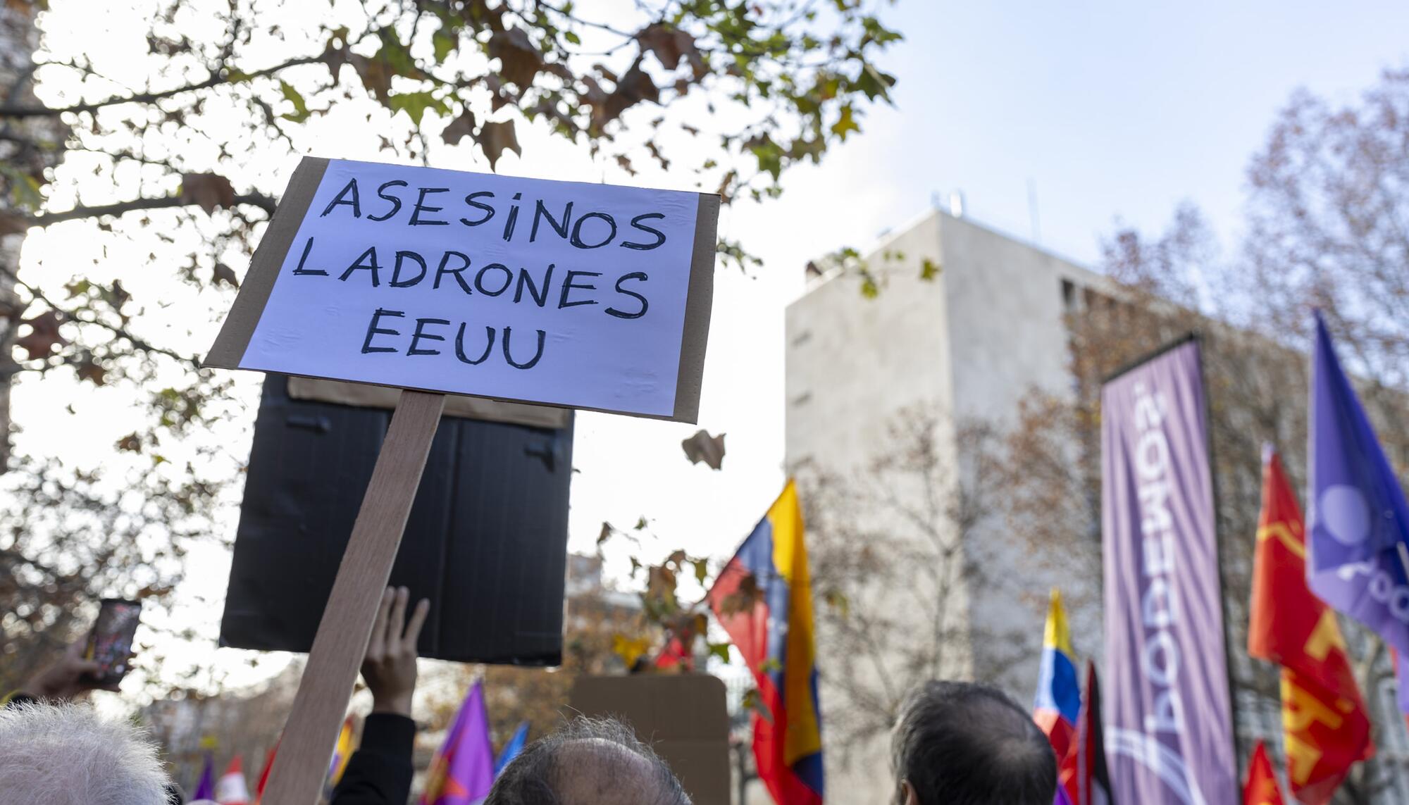 Concentración Embajada EEUU secuestro Maduro - 11