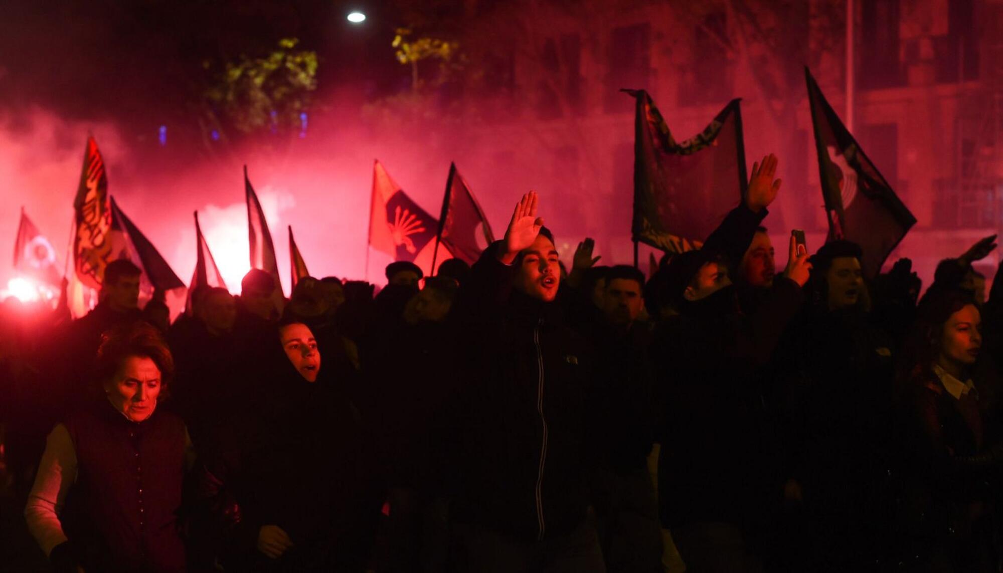 Manifestación Falange 20N foto