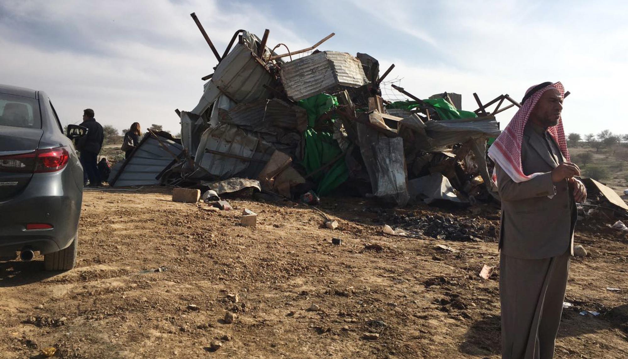 Demolicion de pueblos beduinos en el Negev