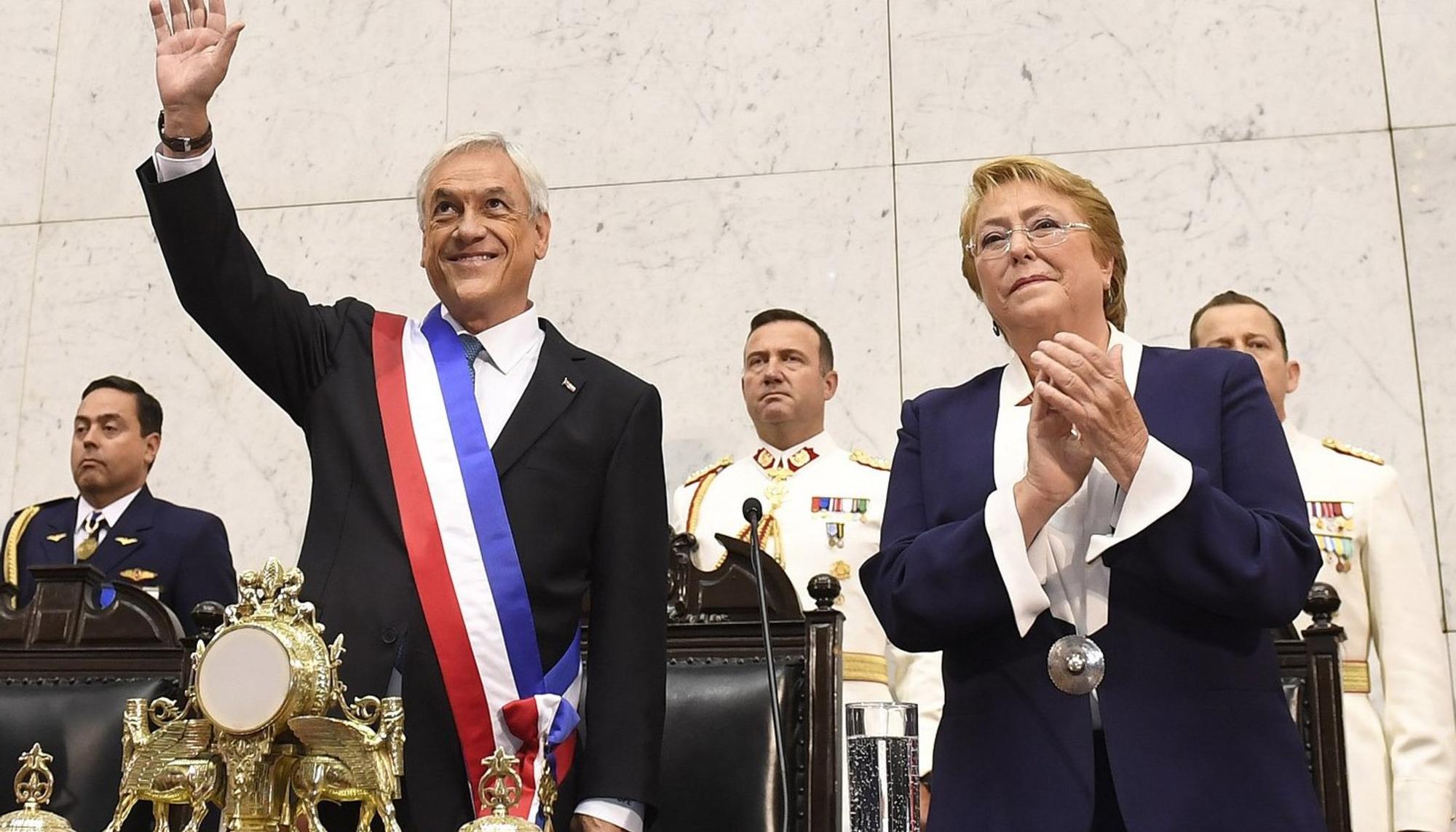 Sebastián Piñera asume como presidente de Chile y da inicio a su segundo mandato.