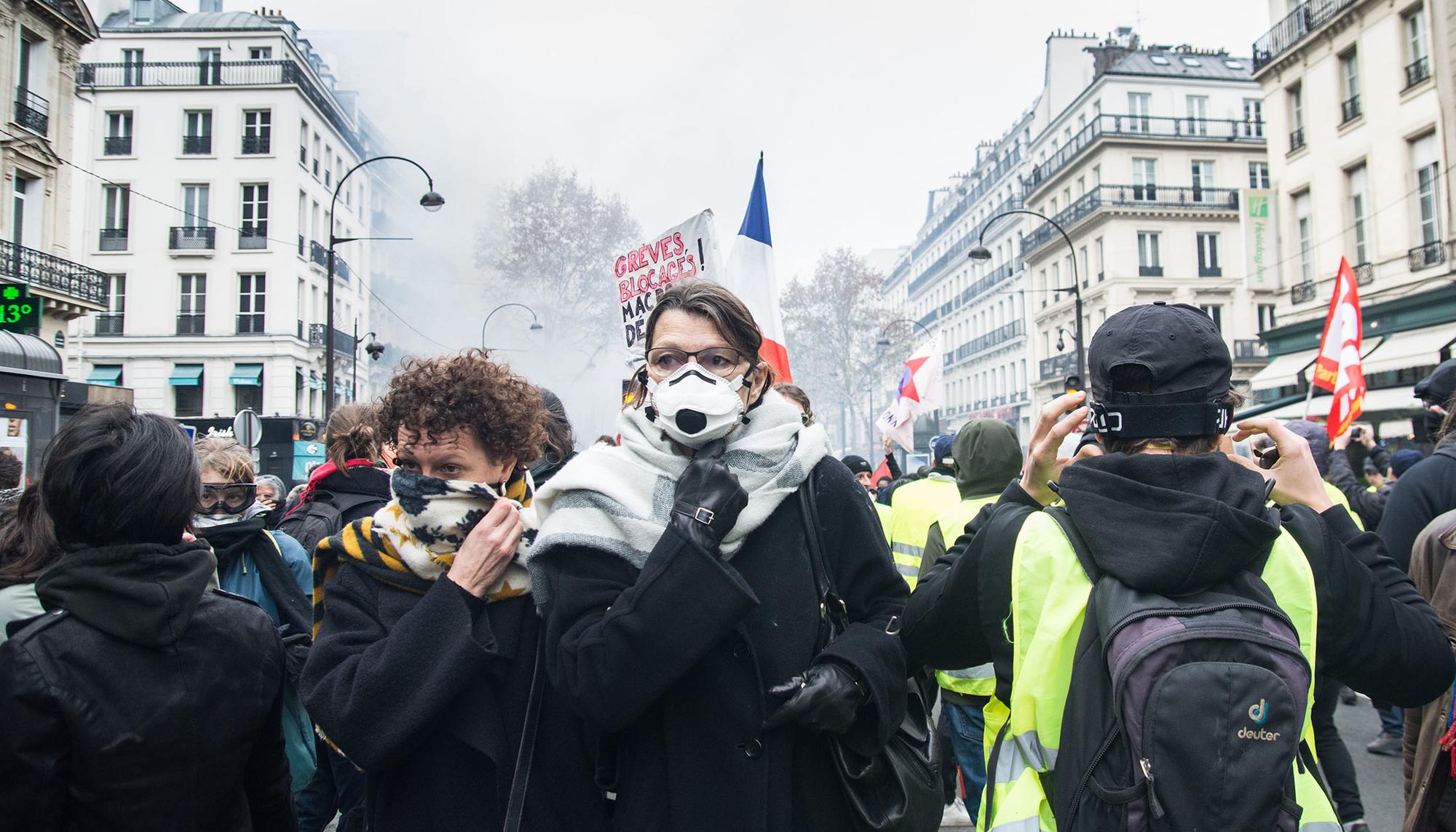 Protestas París