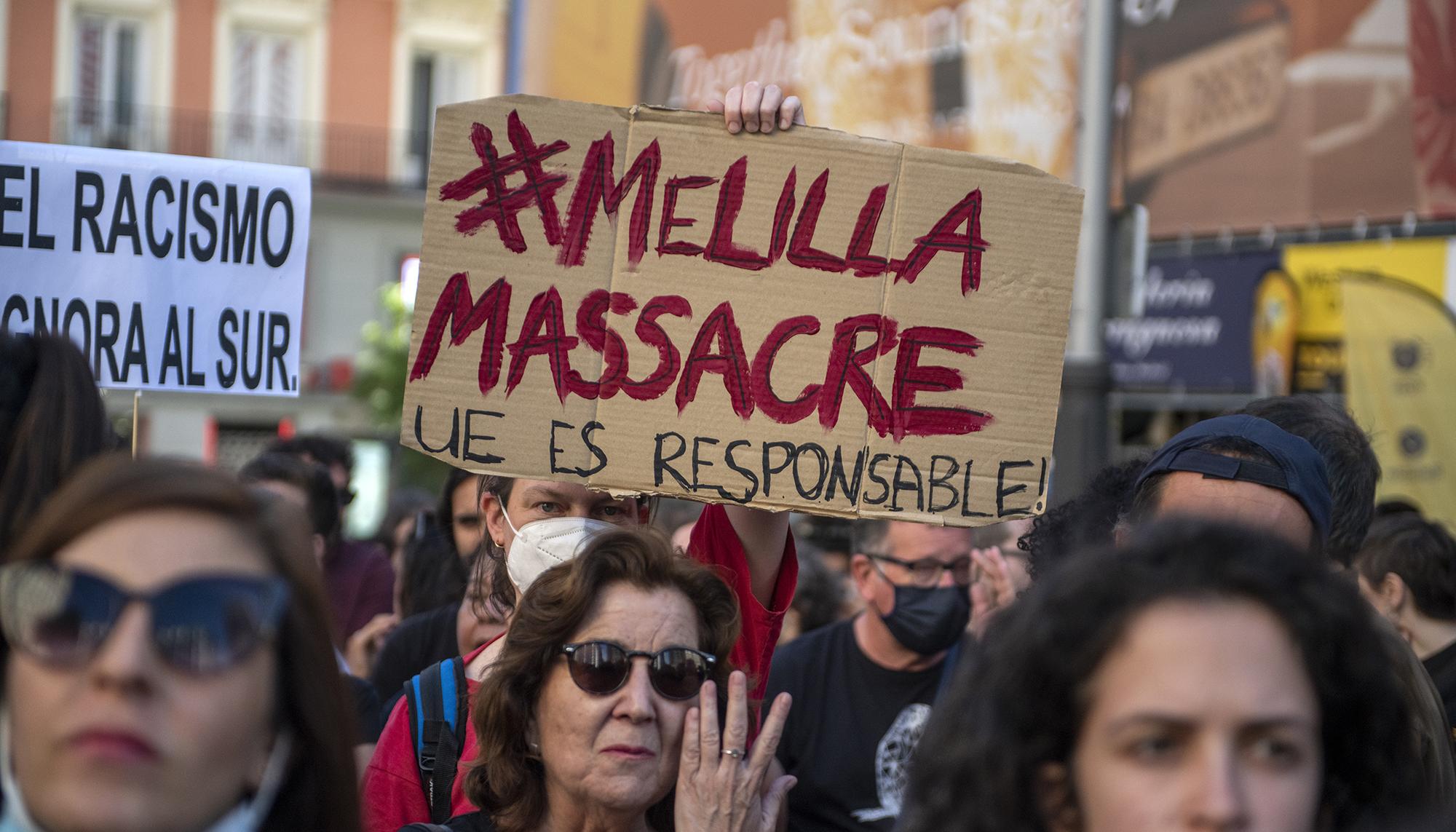 Concentración Callao masacre melilla - 16