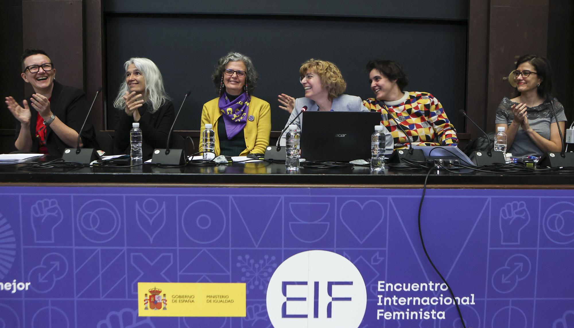 Encuentro internacional Feminista, mesa Neoliberalismo, familia y democracia