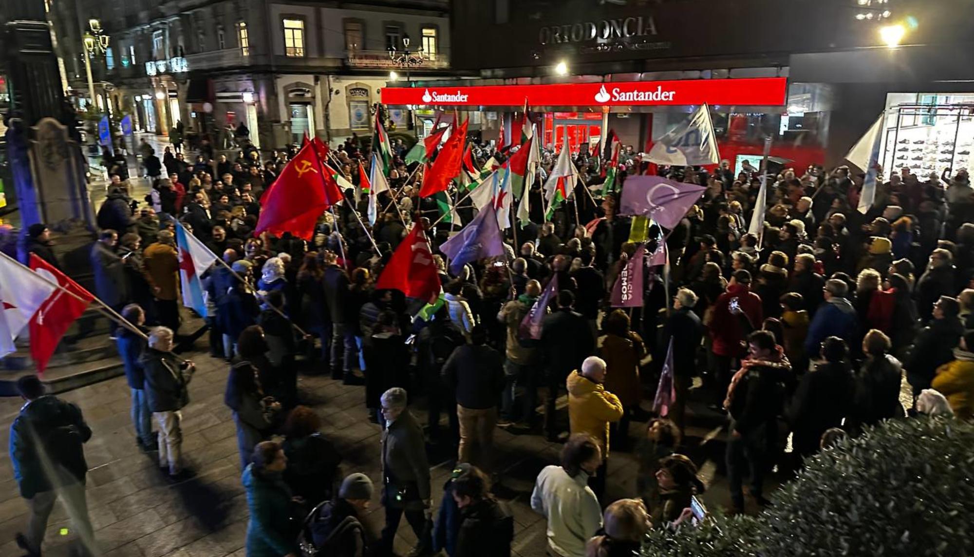 Manifestación palestina galiza 6 de novembro - 2