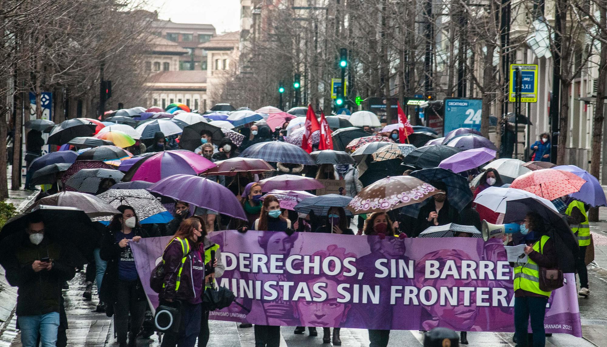 Manifestaciones y concentraciones en Andalucía por motivo del 8M - 0