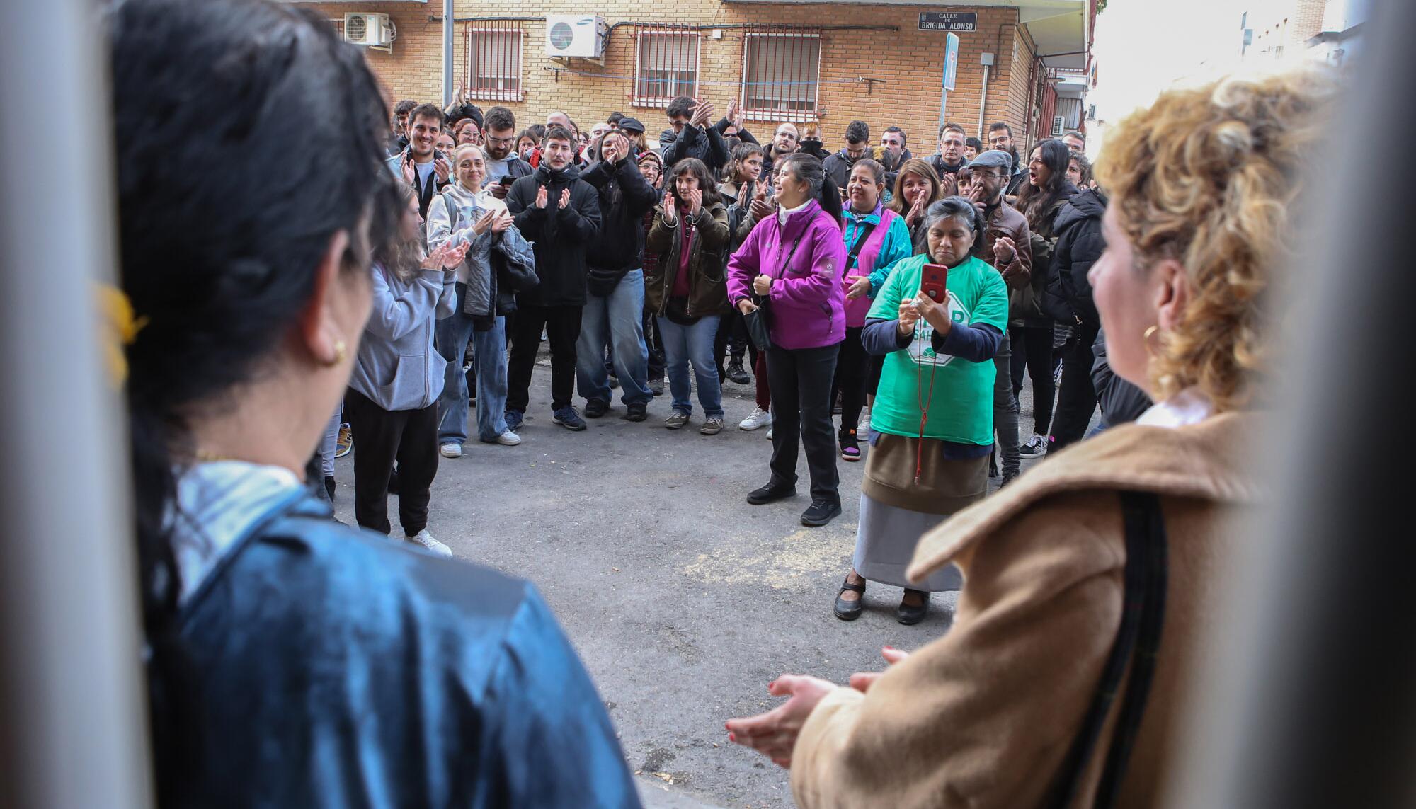 Desahucio Pilar PAH Vallecas tercer intento  - 16