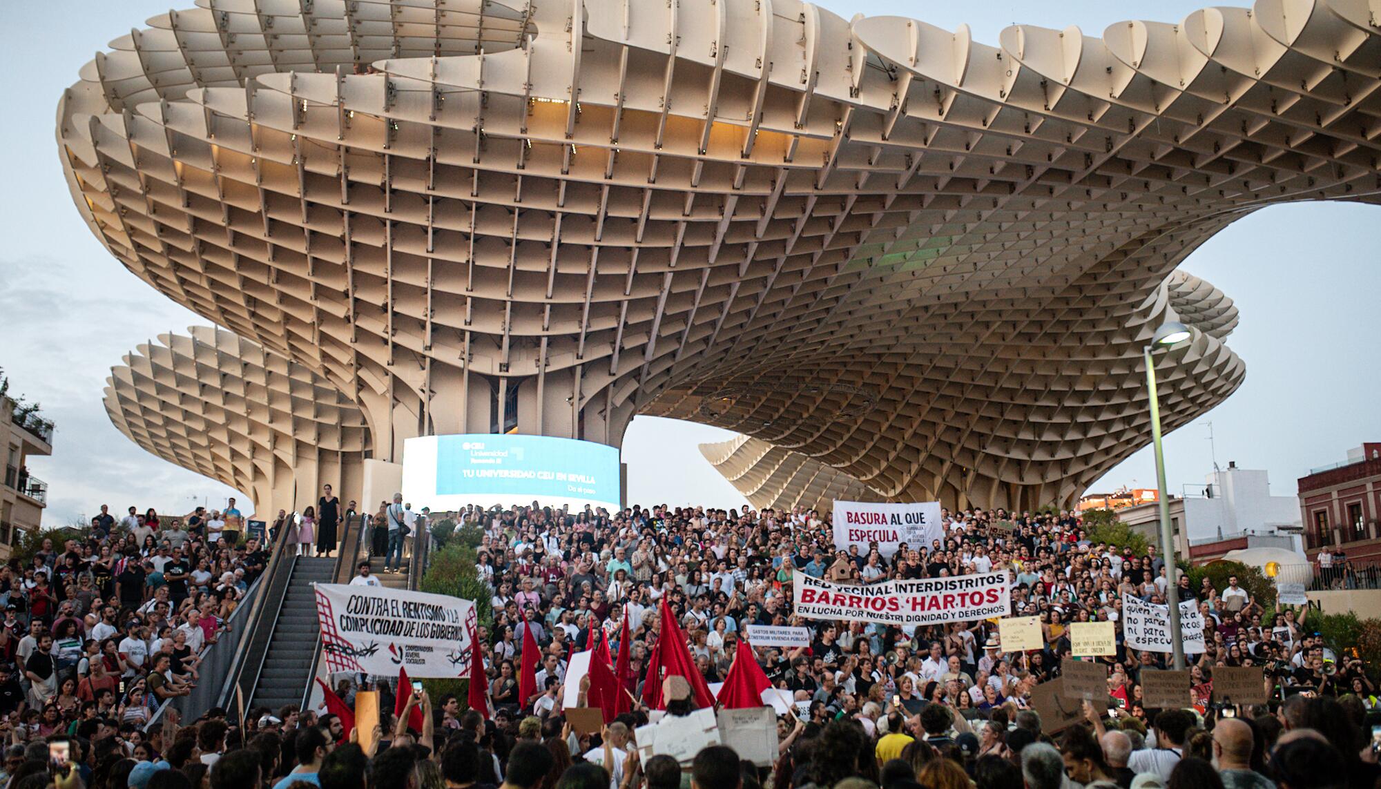 Concentraciones por la vivienda Andalucía 28 de septiembre - 8