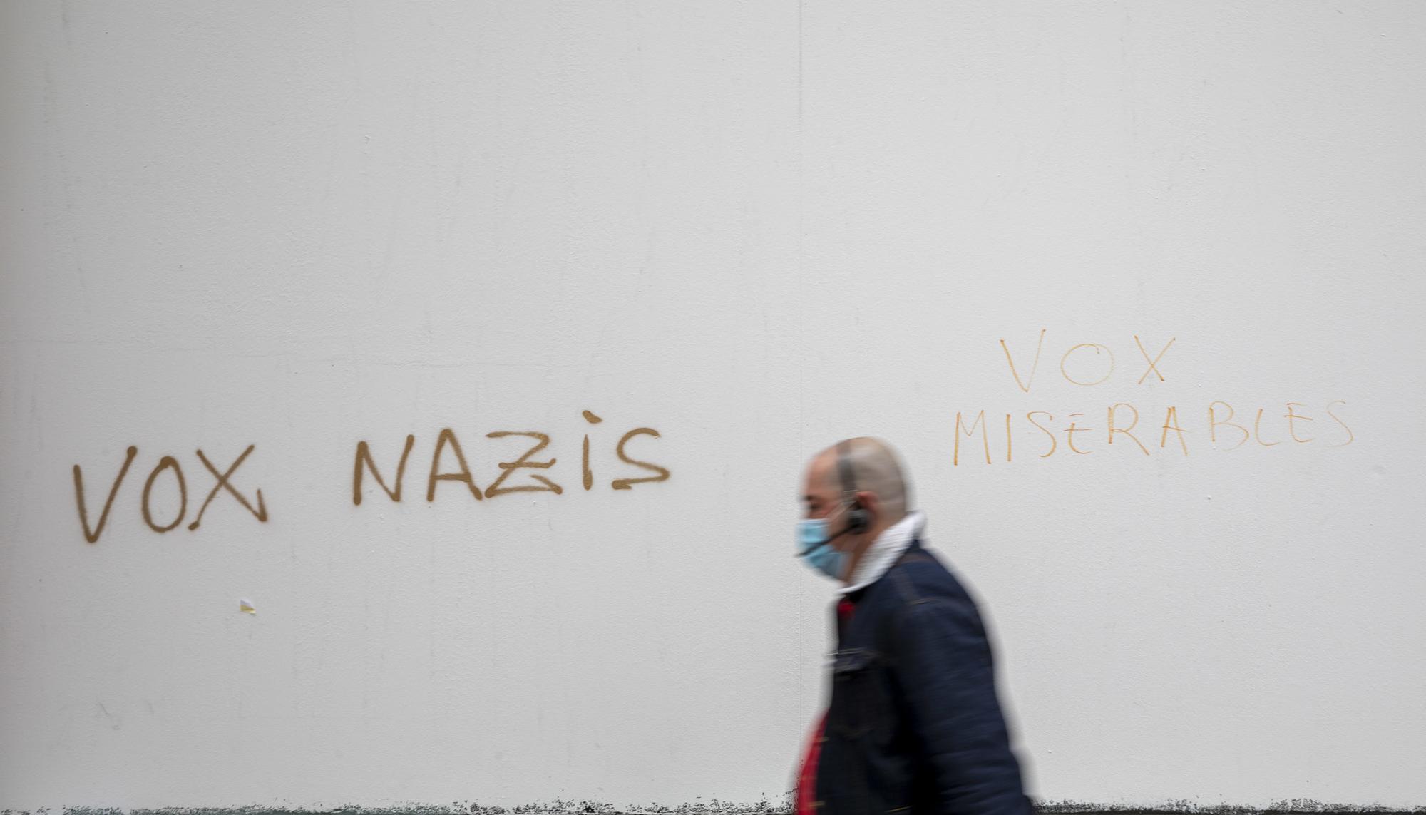 Pintada Vox Nazis