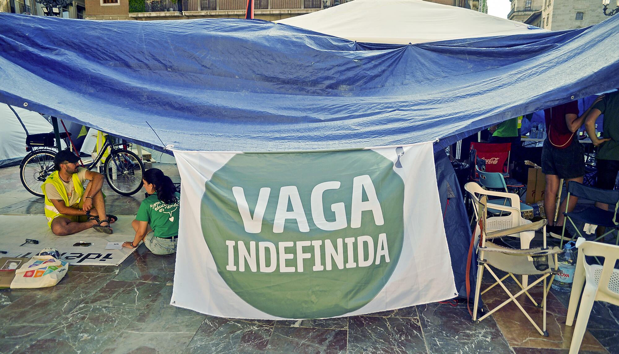 Acampada por la educación pública Valencia - 2